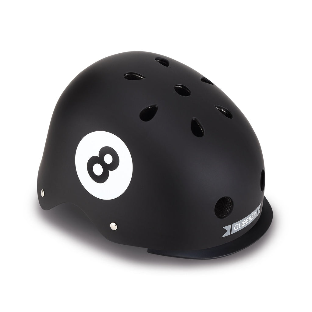 Casco Globber con Luz Elite 8 BALL BLACK XS/S