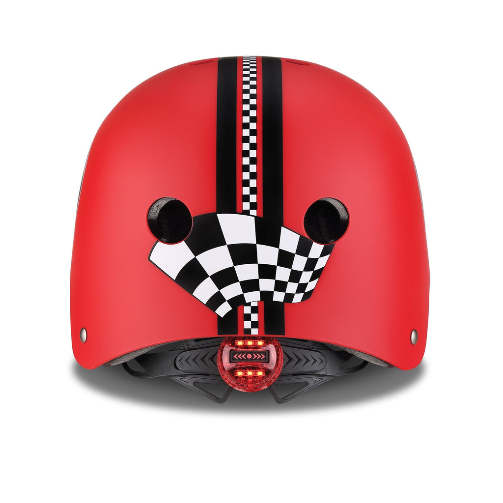 Casco Globber Con Luz Elite Racing Red XS/S