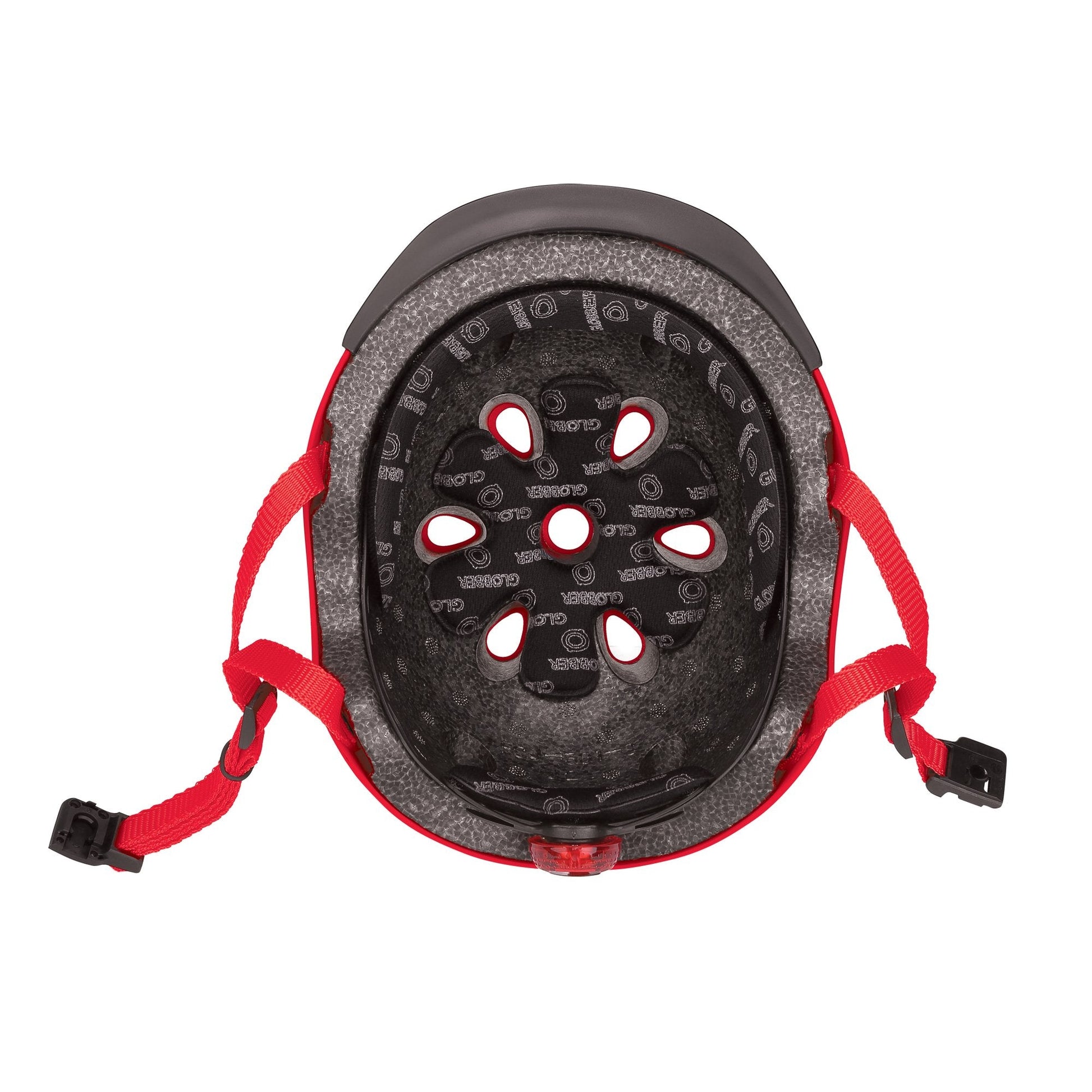 Casco Globber Con Luz Elite Racing Red XS/S