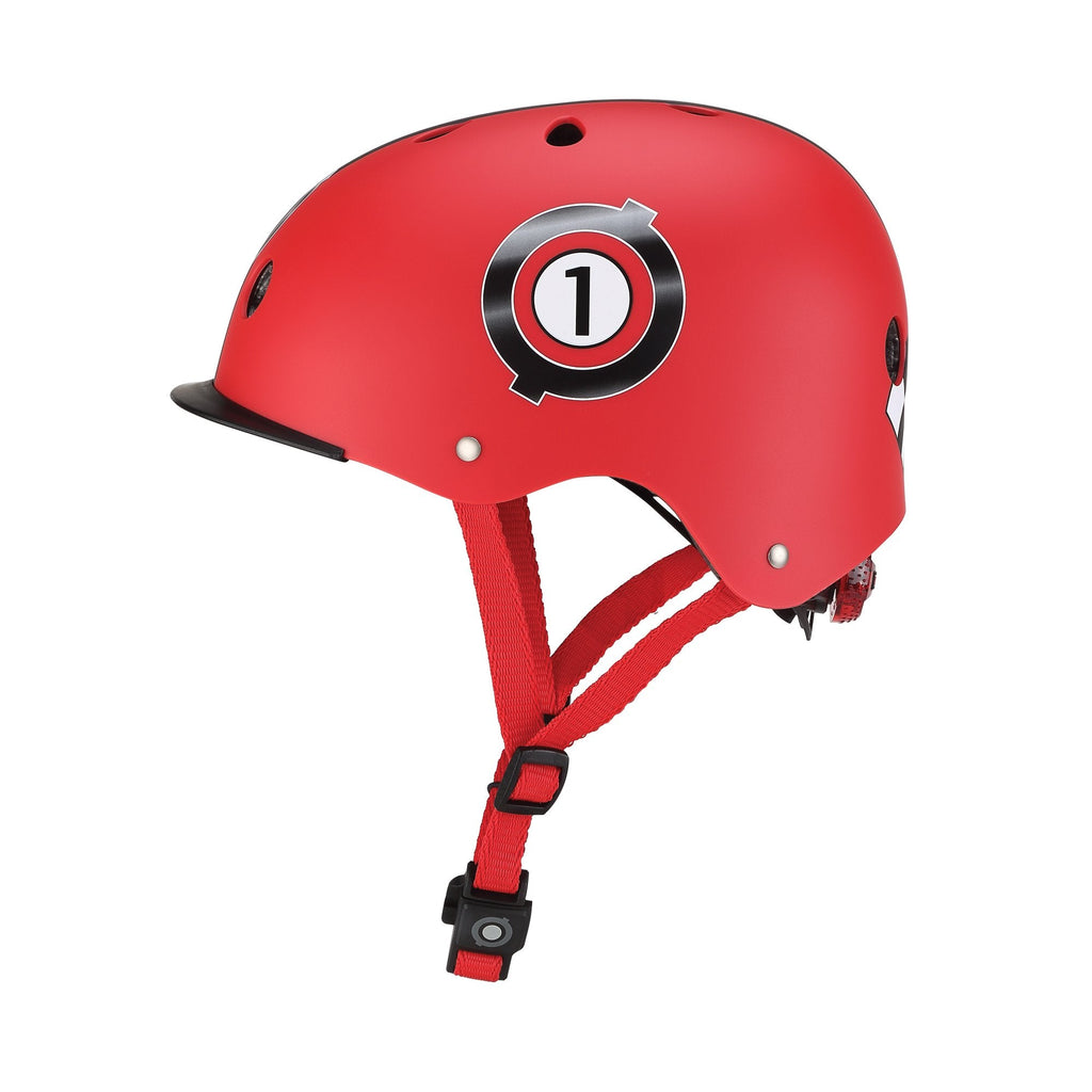 Casco Globber Con Luz Elite Racing Red XS/S