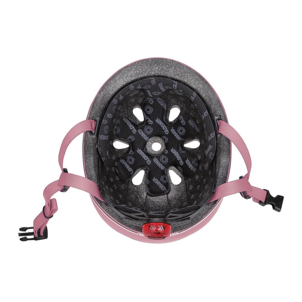 Casco infantil Globber Go Up Lights Deep Pastel Pink (vista de detalle 5)