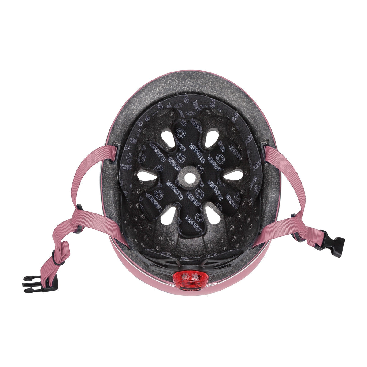 Casco infantil Globber Go Up Lights Deep Pastel Pink (vista de detalle 5)