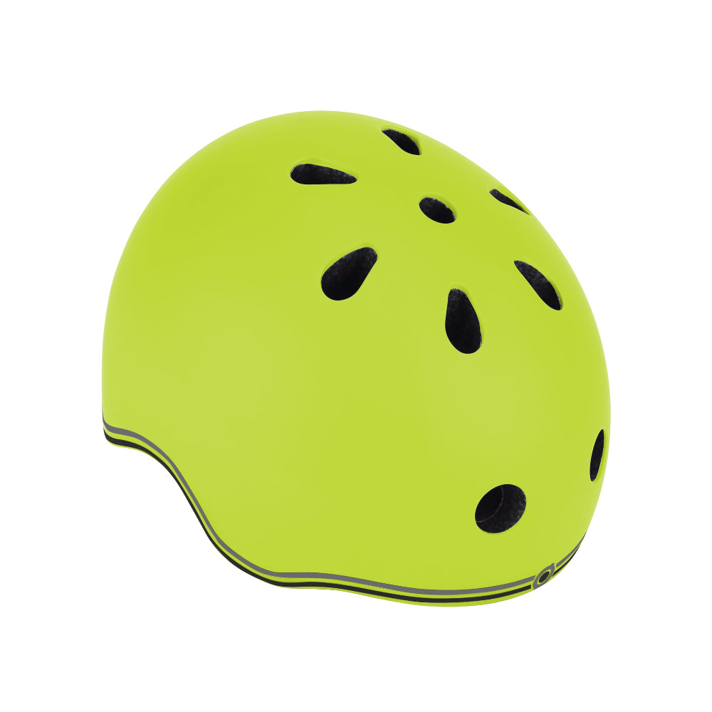 Casco infantil Globber Go Up Lights Lime Green
