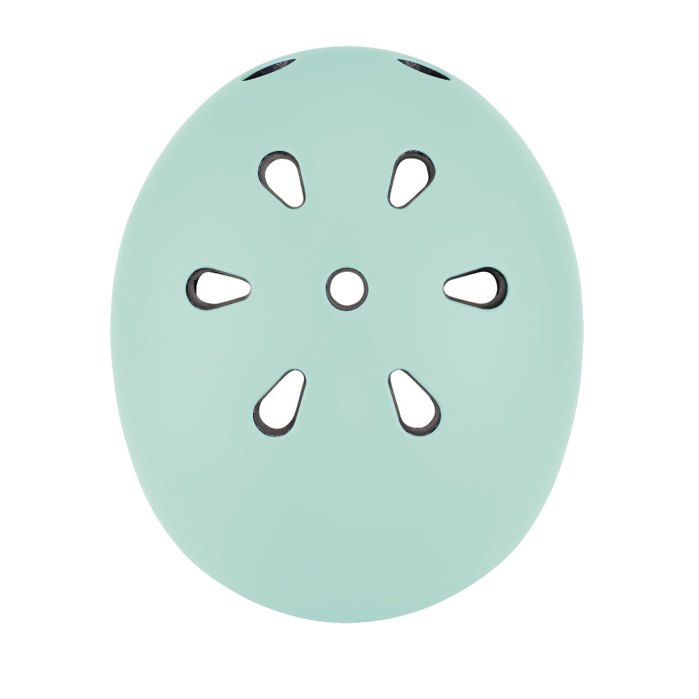 Casco infantil Globber Go Up Lights Mint