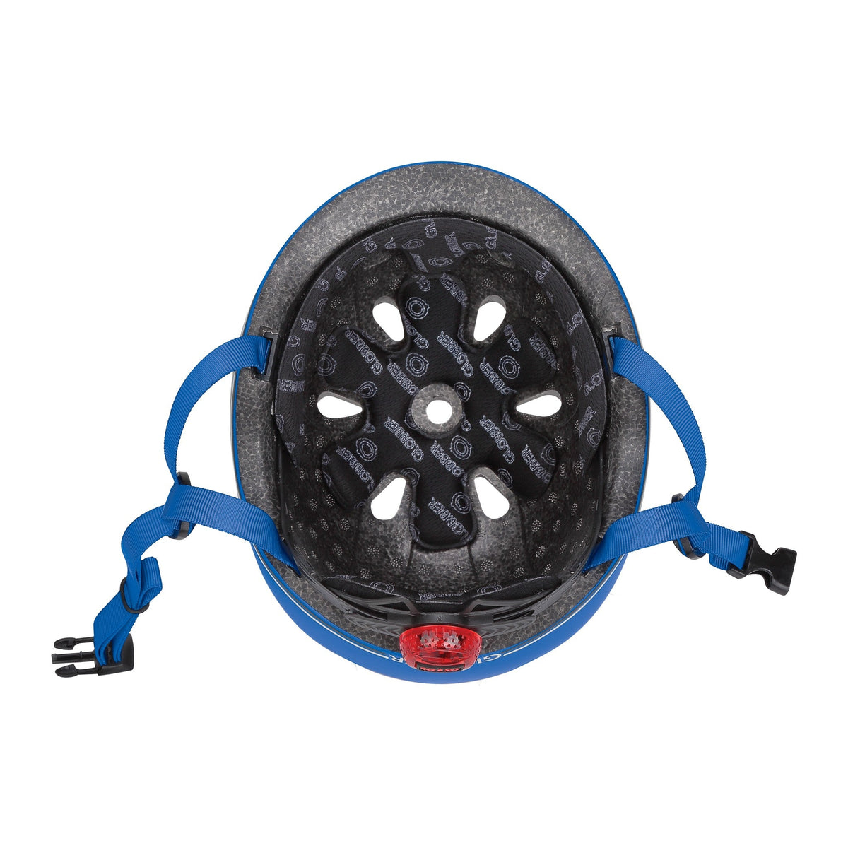 Casco infantil Globber Go Up Lights Navy Blue (vista de detalle 5)