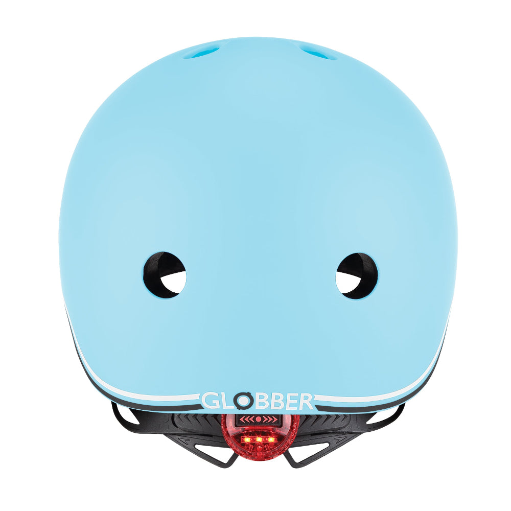Casco infantil Globber Go Up Lights Pastel Blue