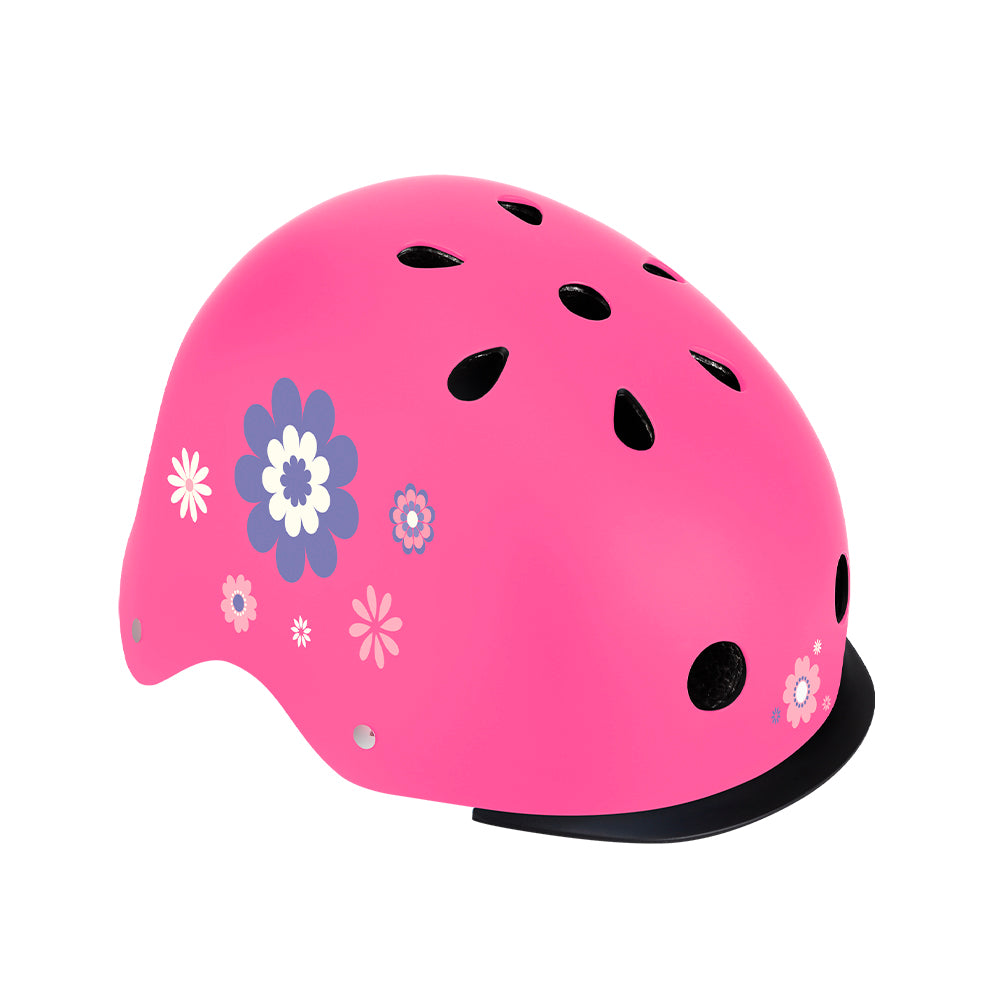 Casco infantil Globber Primo Fantasy Deep Pink Flowers