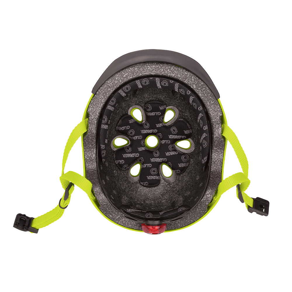 Casco infantil Globber Primo Fantasy Lime Green Flowers