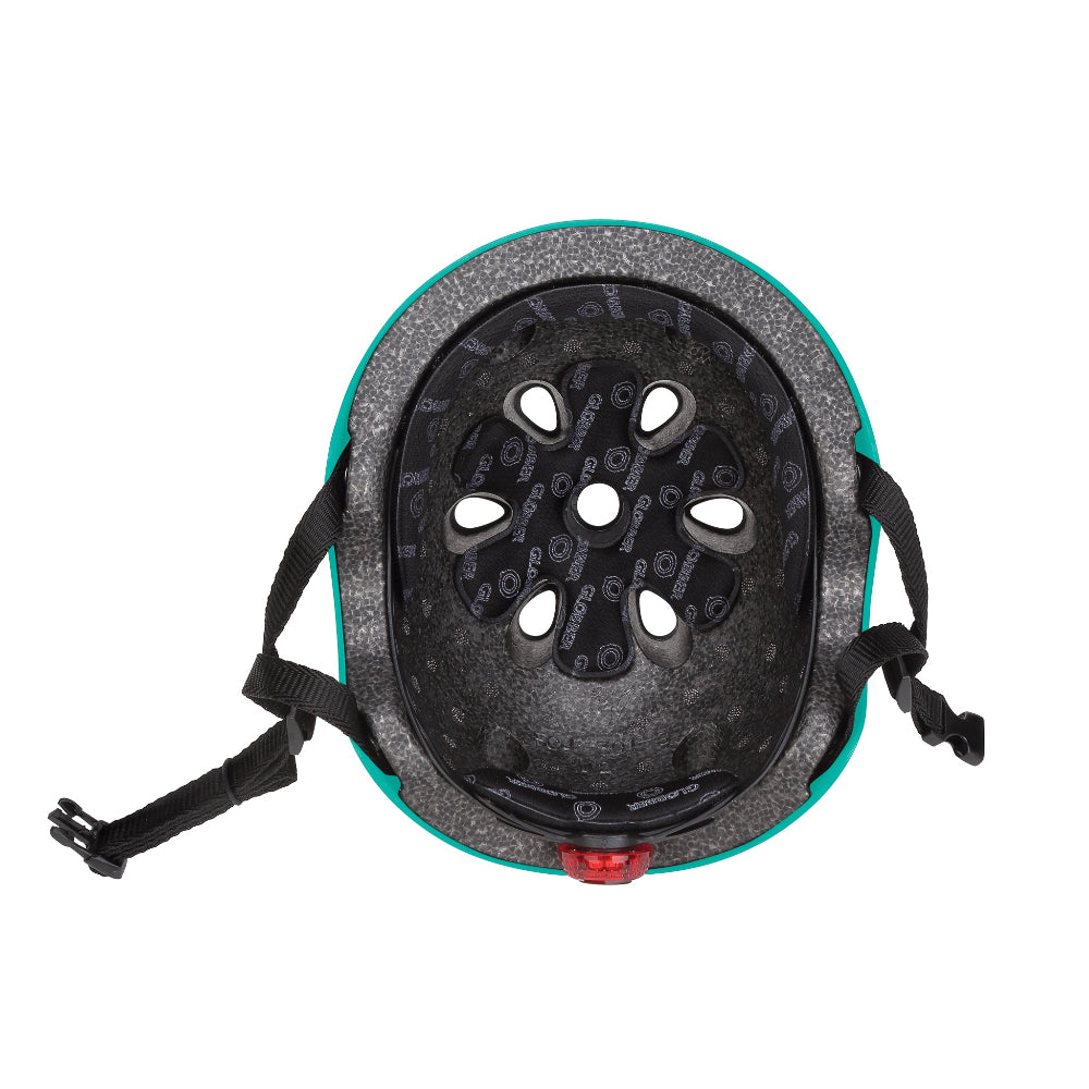 Casco infantil Globber Primo Lights Emerald Green