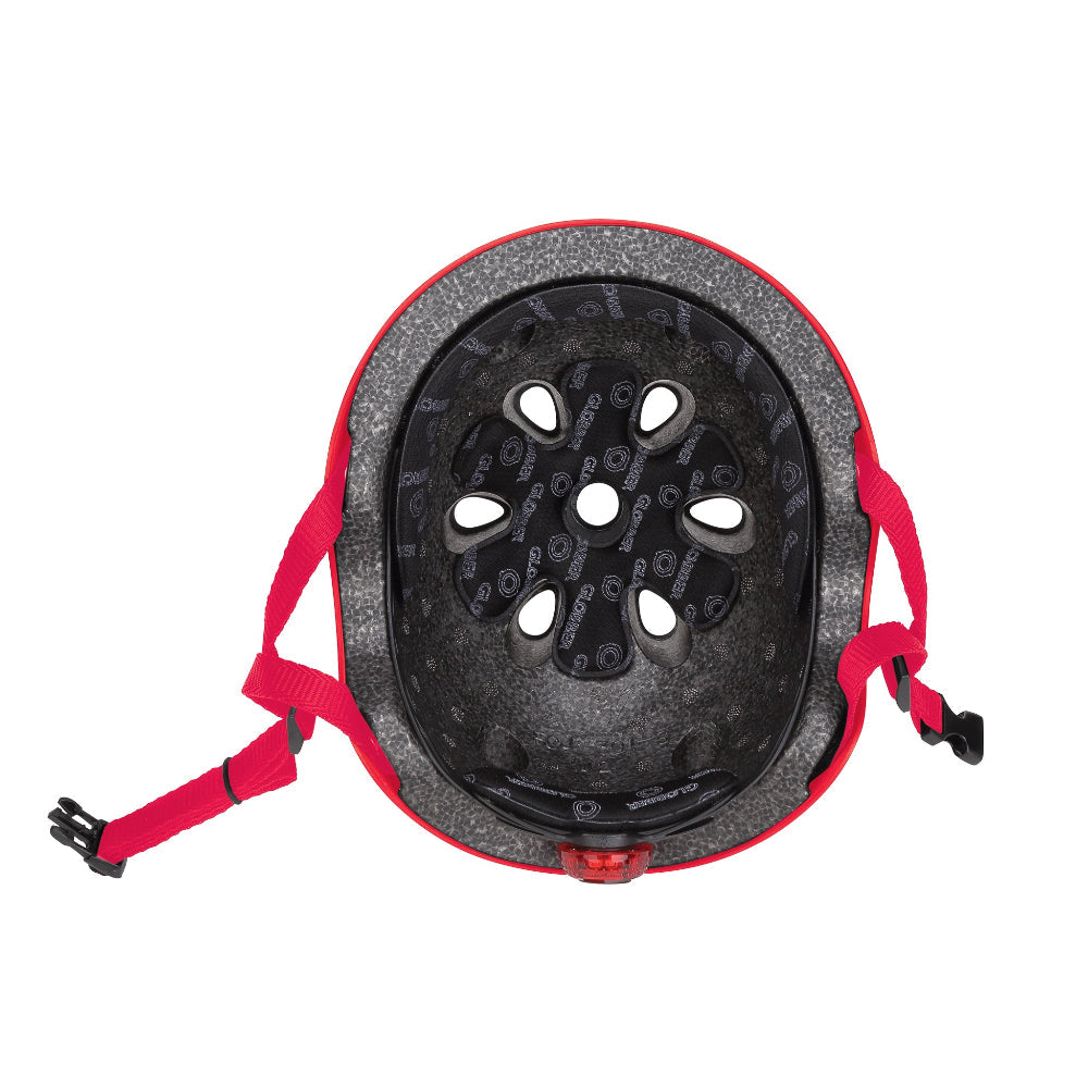 Casco infantil Globber Primo Lights Red