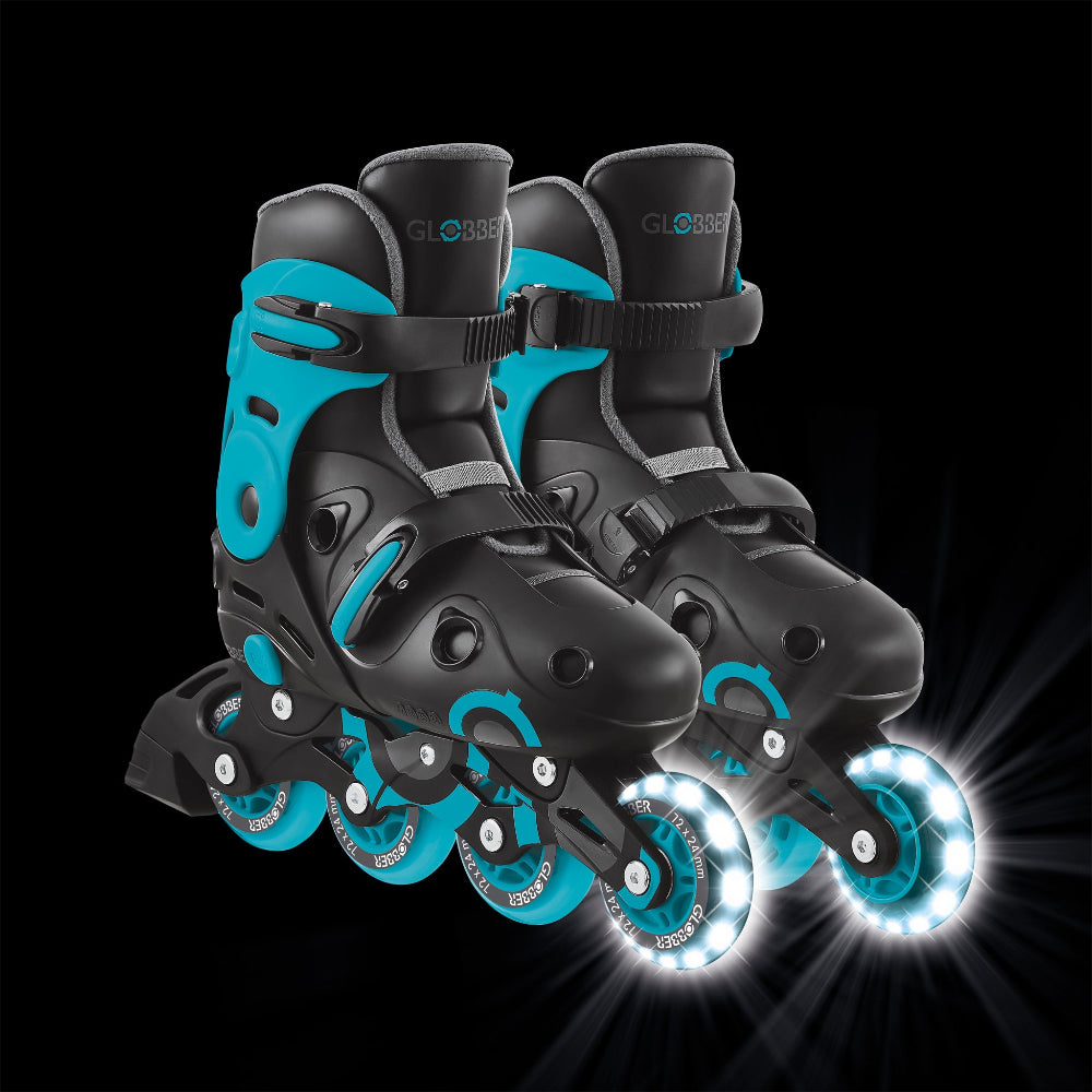 Patines Infantiles Ajustables con Luces Globber Aqua
