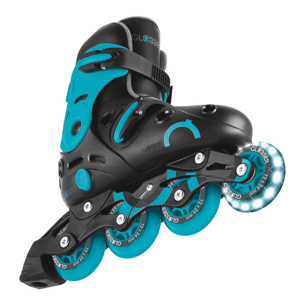 Patines Infantiles Ajustables con Luces Globber Aqua