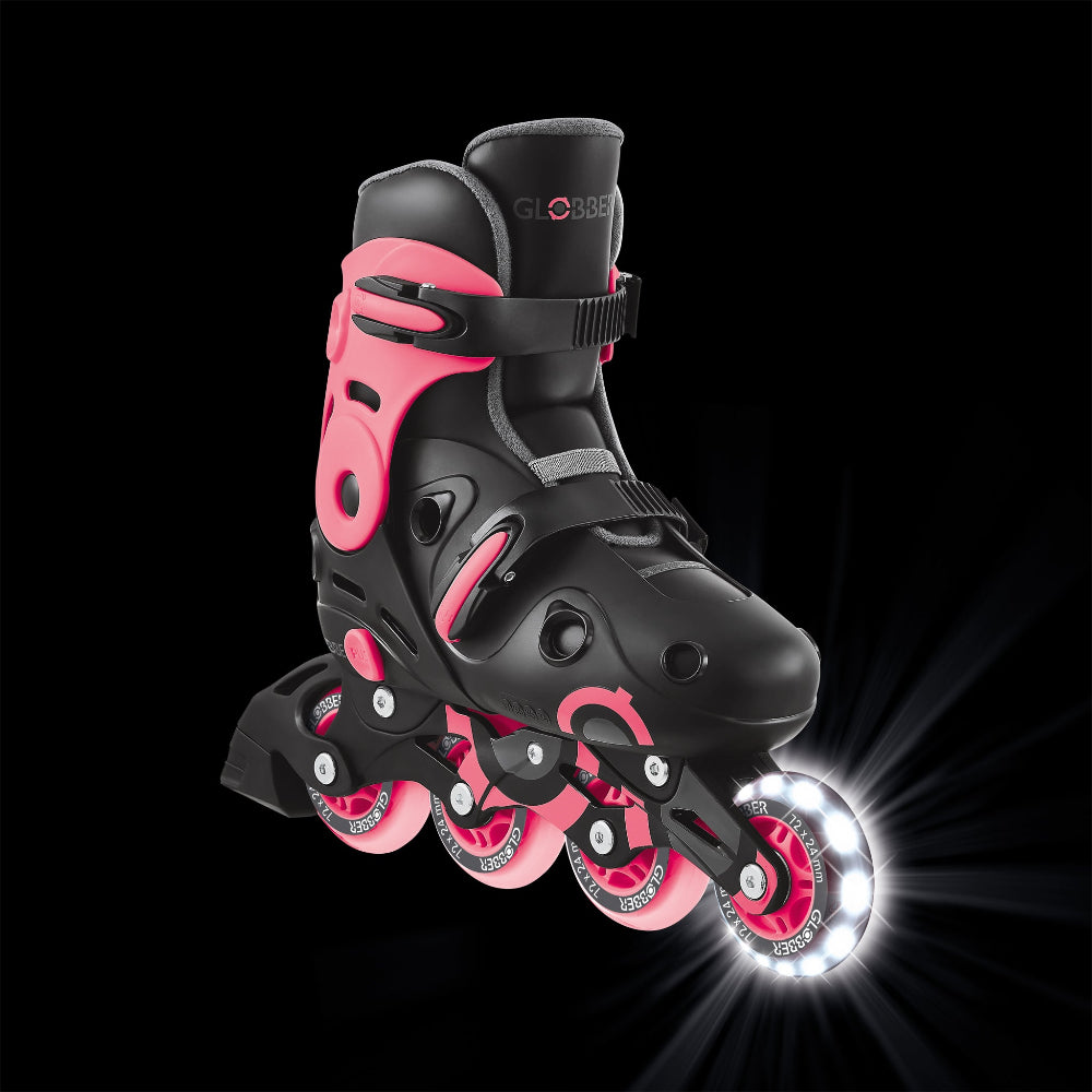 Patines Infantiles Ajustables con Luces Globber Coral