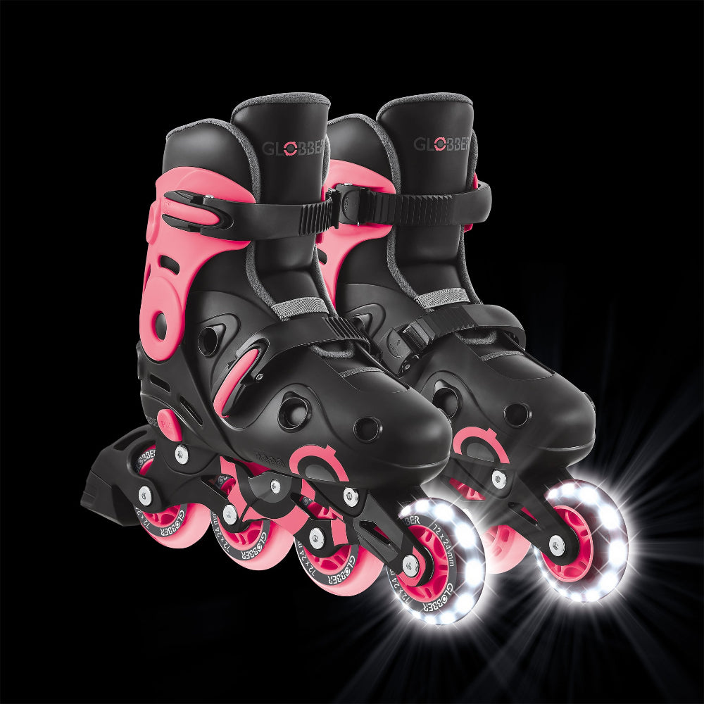 Patines Infantiles Ajustables con Luces Globber Coral