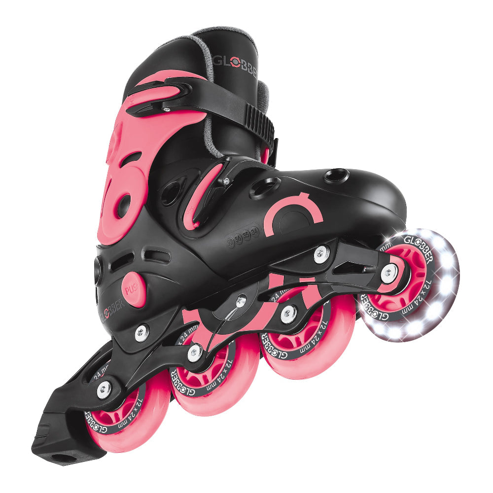 Patines Infantiles Ajustables con Luces Globber Coral