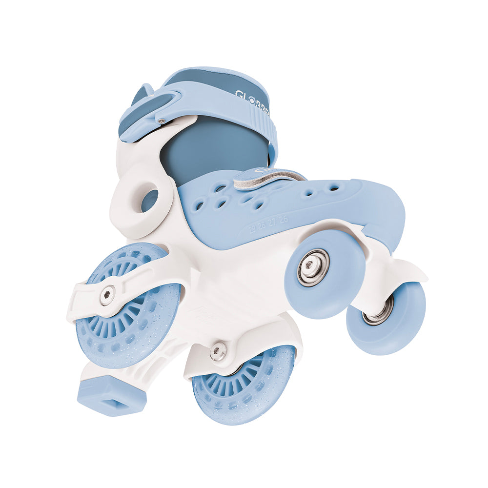 Patines Quad Infantiles Ajustables Globber Asch Blue