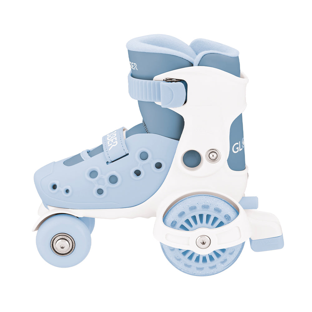 Patines Quad Infantiles Ajustables Globber Asch Blue