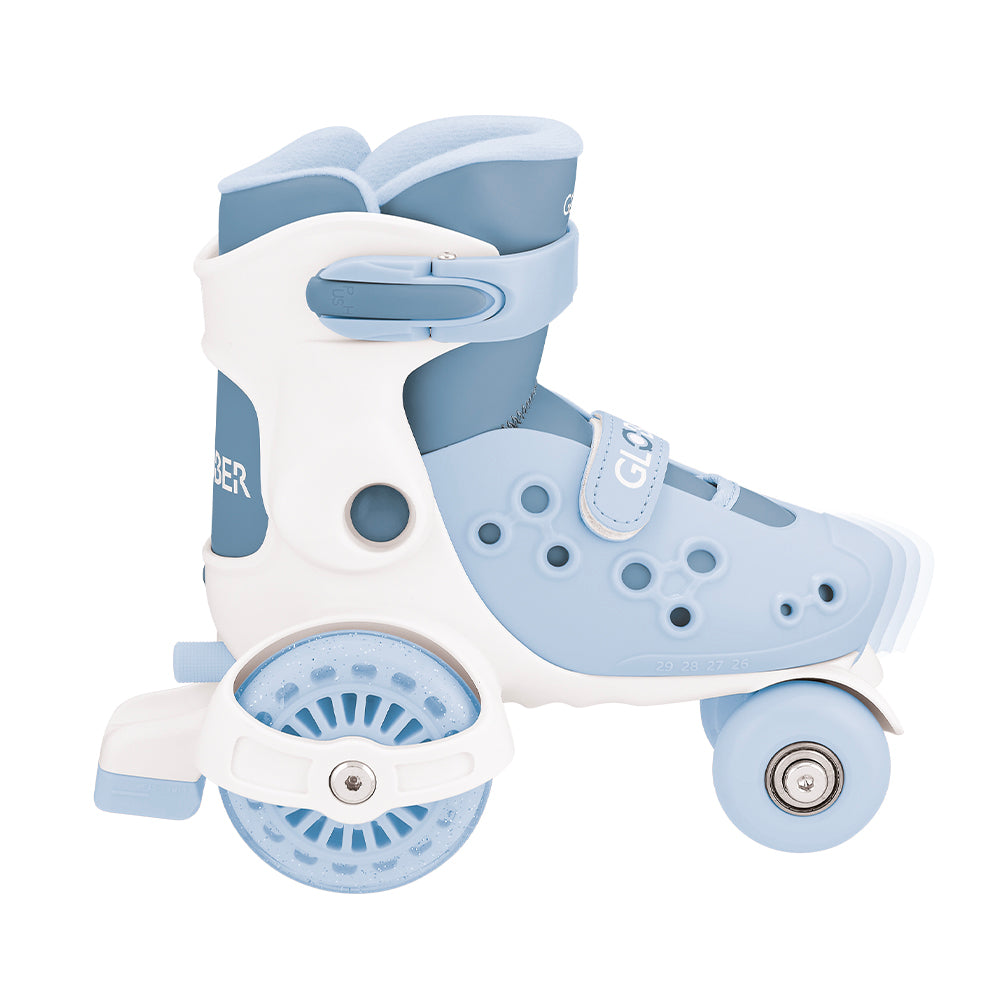 Patines Quad Infantiles Ajustables Globber Asch Blue