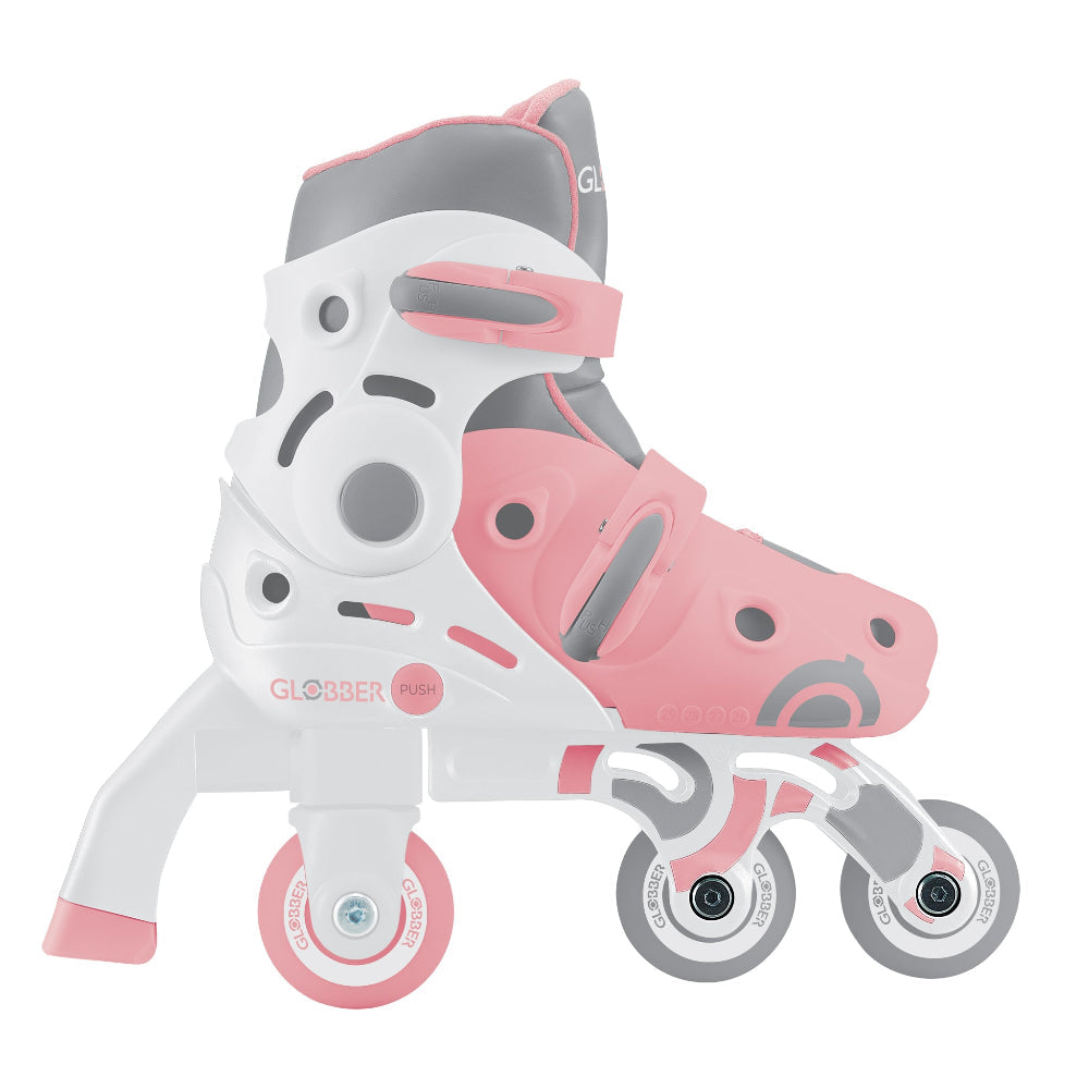 Patines en Línea Infantiles 2 en 1 Globber Rosado