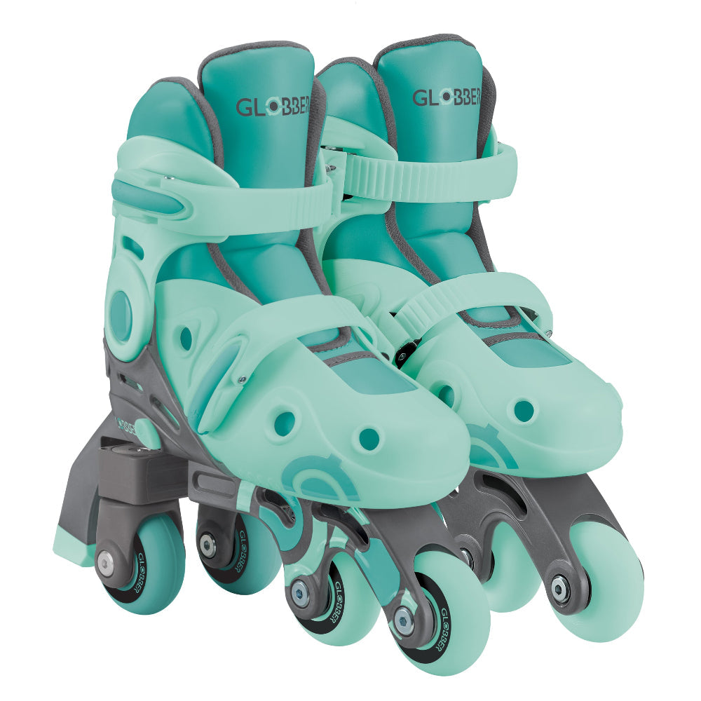 Patines en Línea Infantiles 2 en 1 Globber Verde