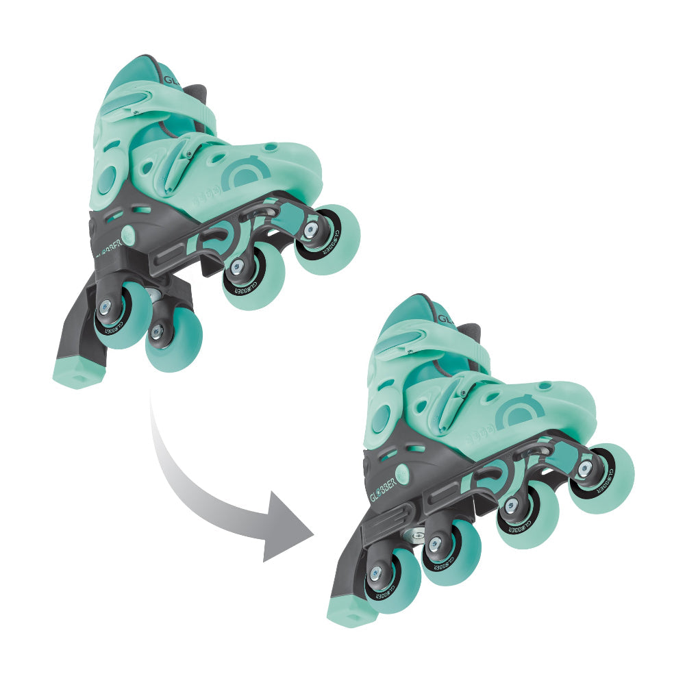 Patines en Línea Infantiles 2 en 1 Globber Verde