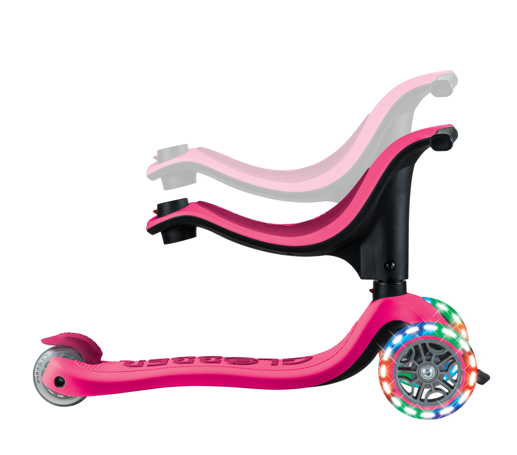 Scooter 3 en 1 Globber Go Up Deluxe Lights 360