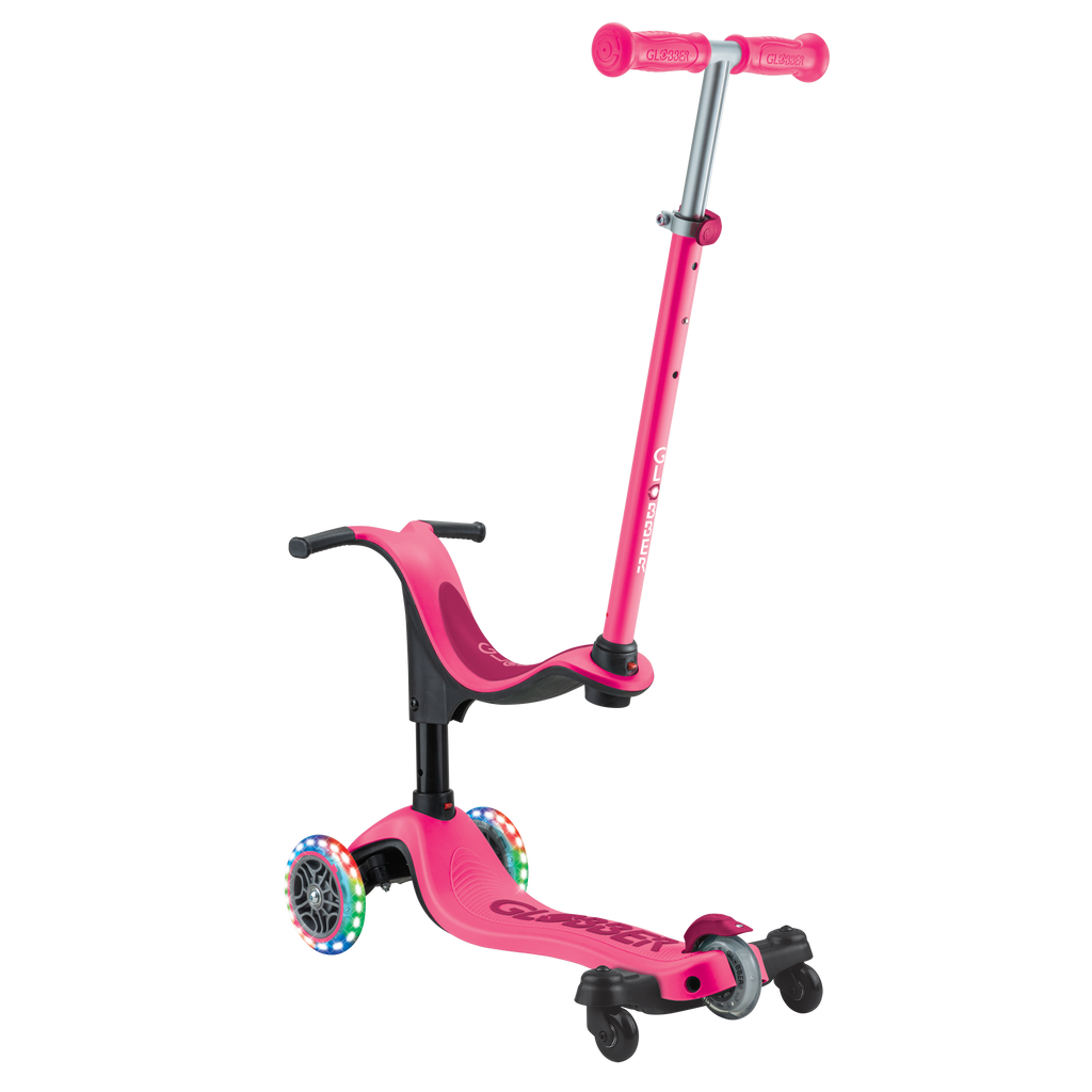 Scooter 3 en 1 Globber Go Up Deluxe Lights 360