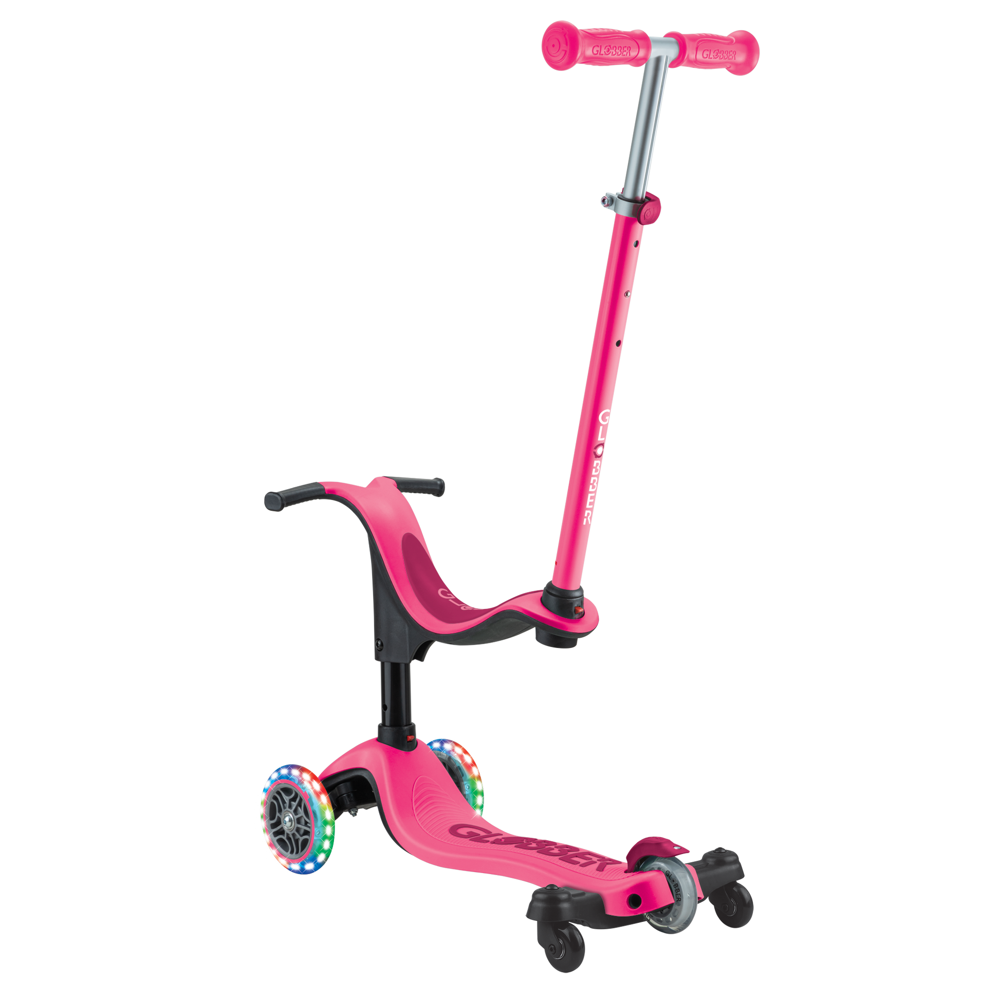 Scooter 3 en 1 Globber Go Up Deluxe Lights 360