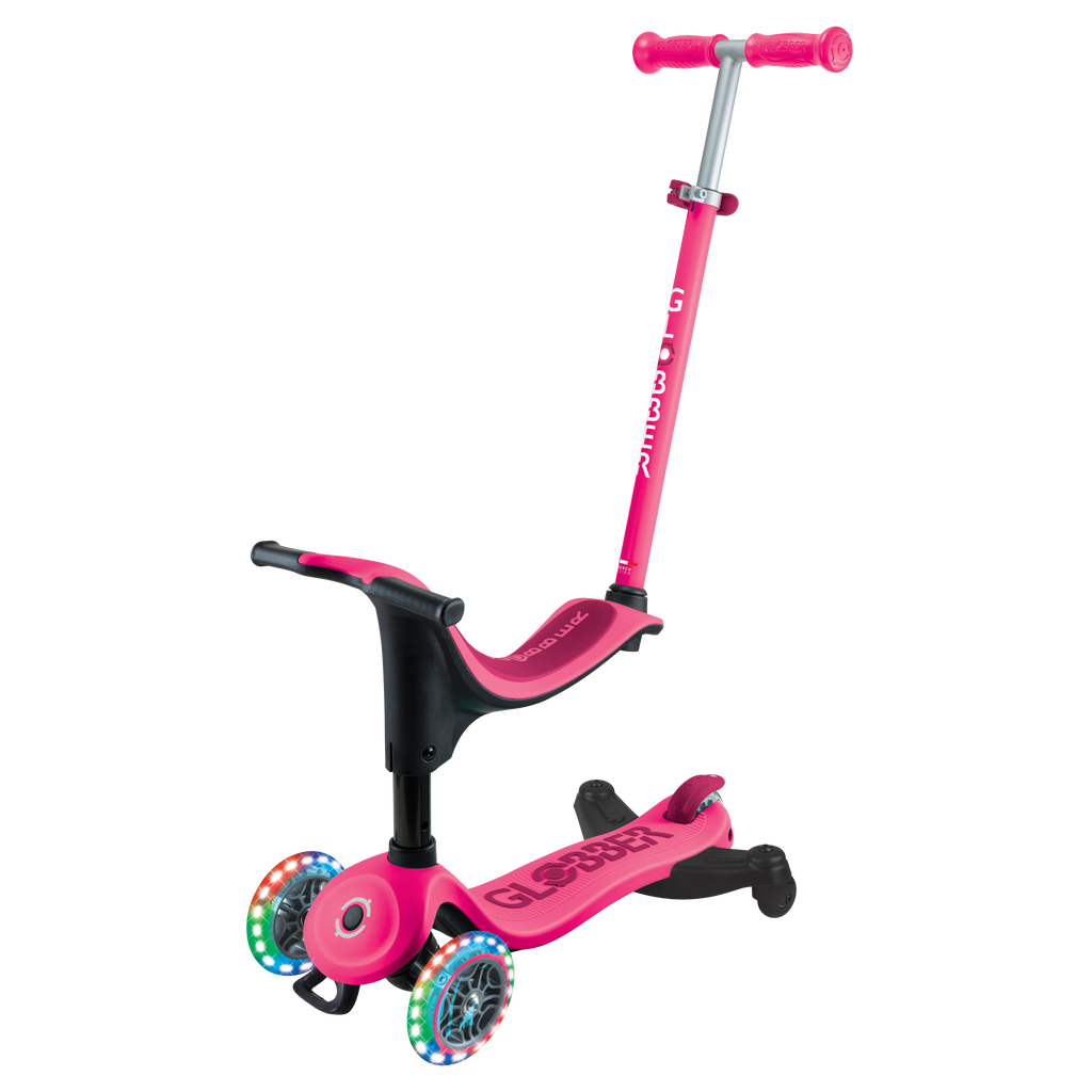 Scooter 3 en 1 Globber Go Up Deluxe Lights 360