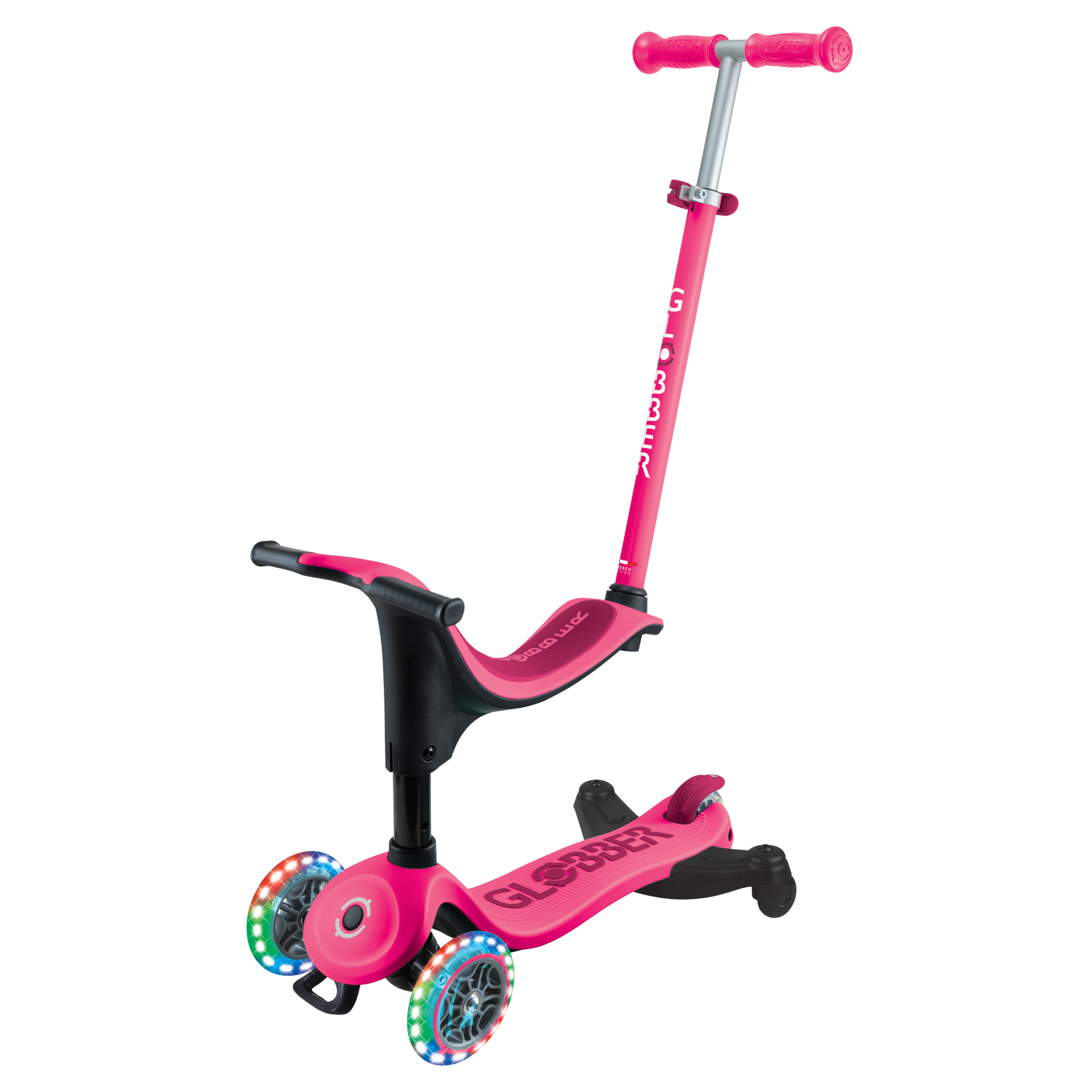 Scooter 3 en 1 Globber Go Up Deluxe Lights 360