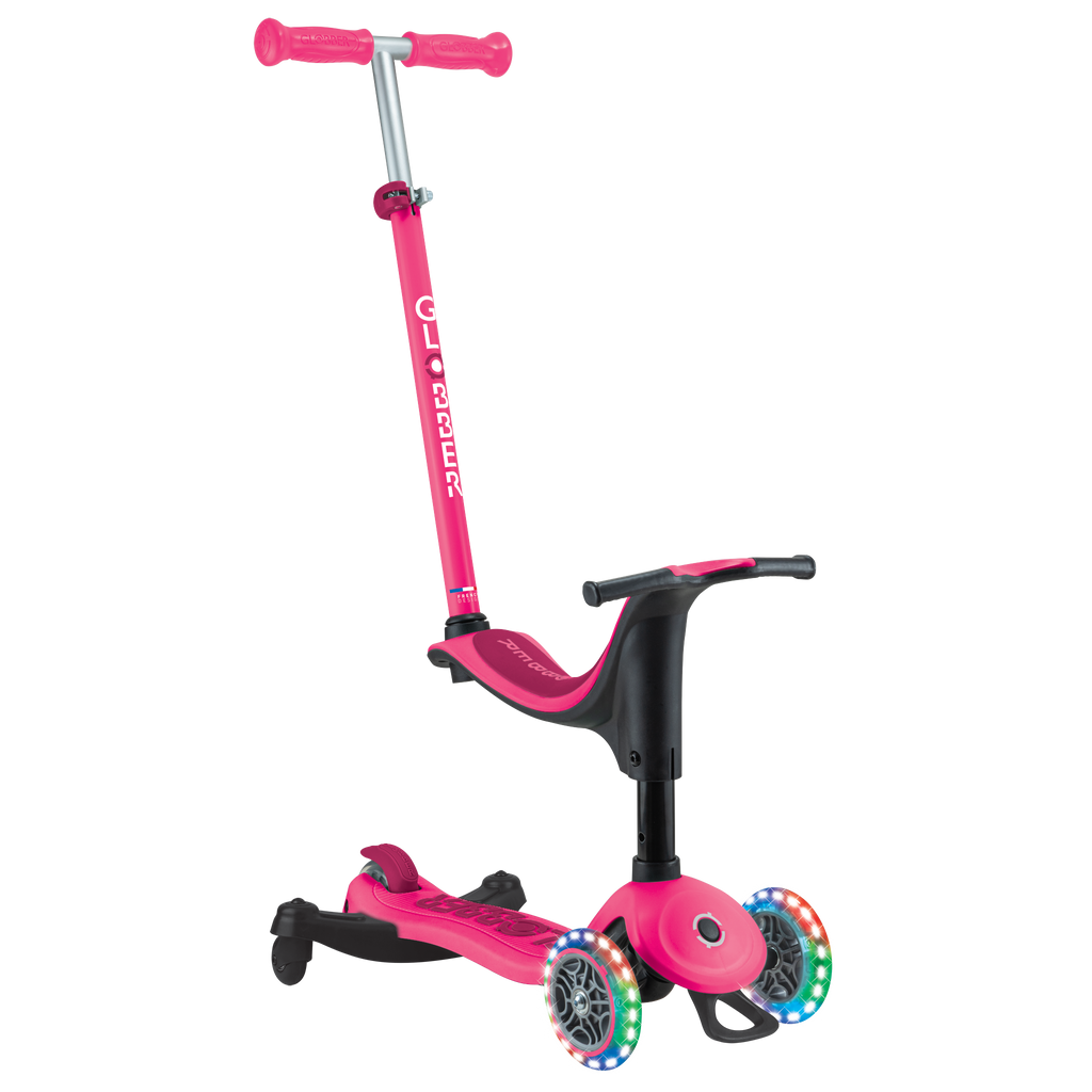 Scooter 3 en 1 Globber Go Up Deluxe Lights 360