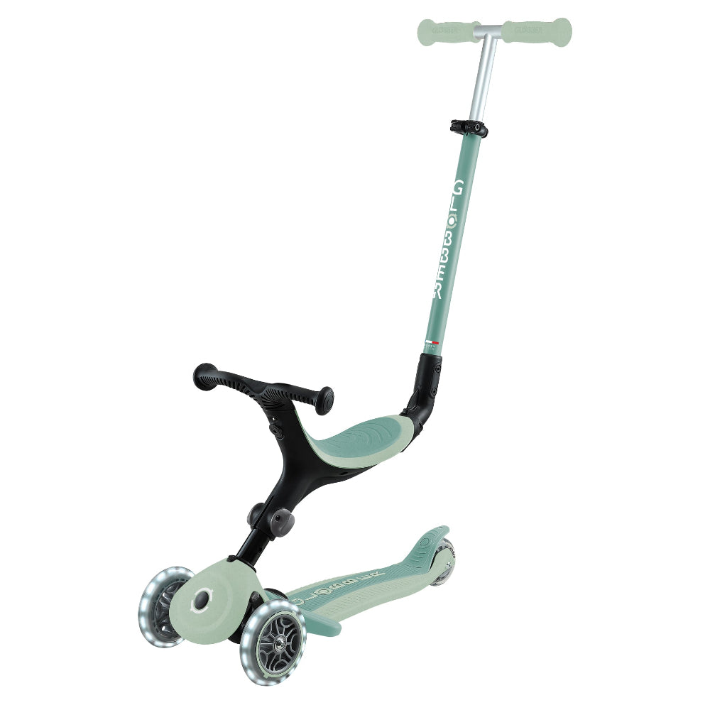 Scooter 3 en 1 Globber Go Up Lights Ecologic con Luces LED
