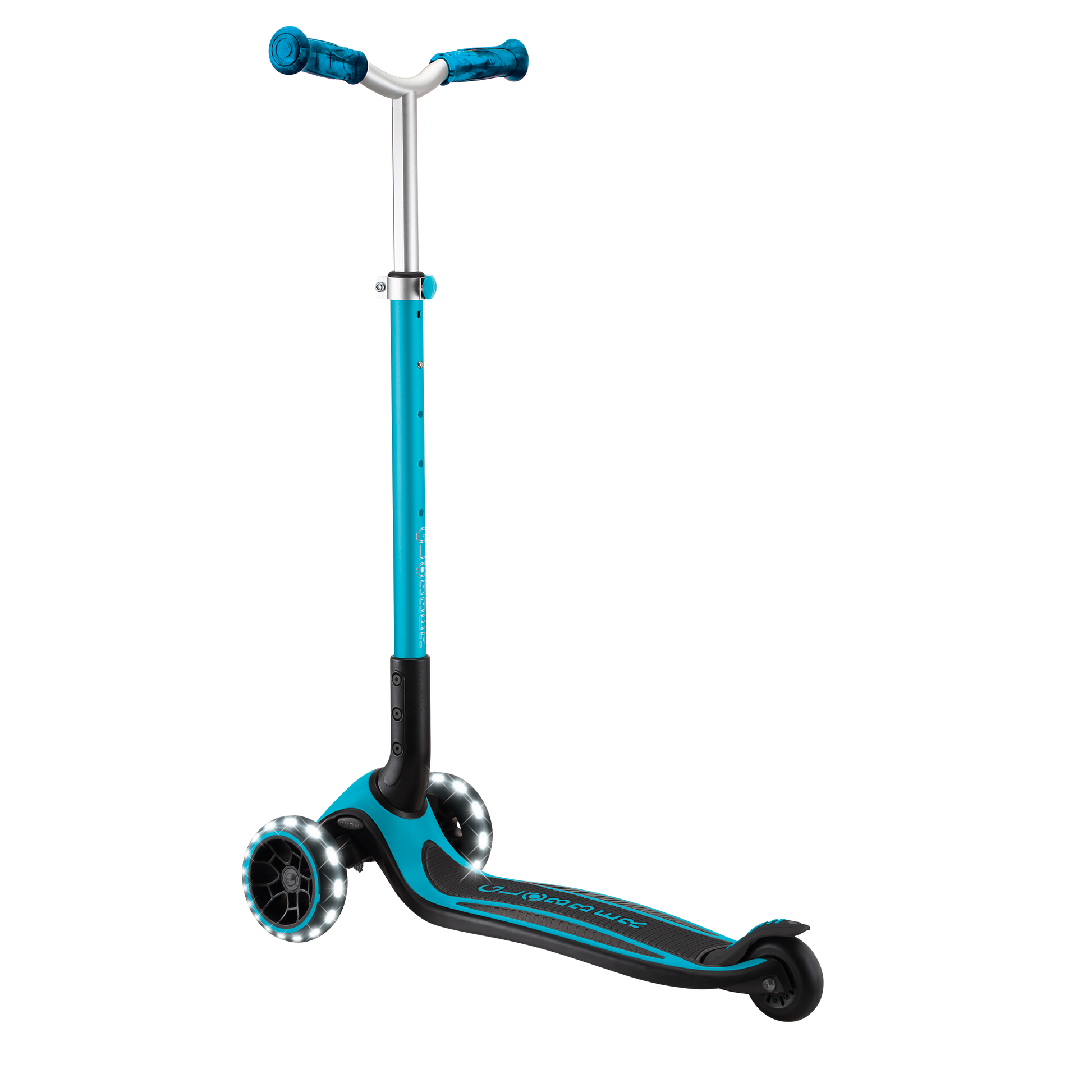 Scooter Globber ACE Lights para Niños y Adultos Aqua