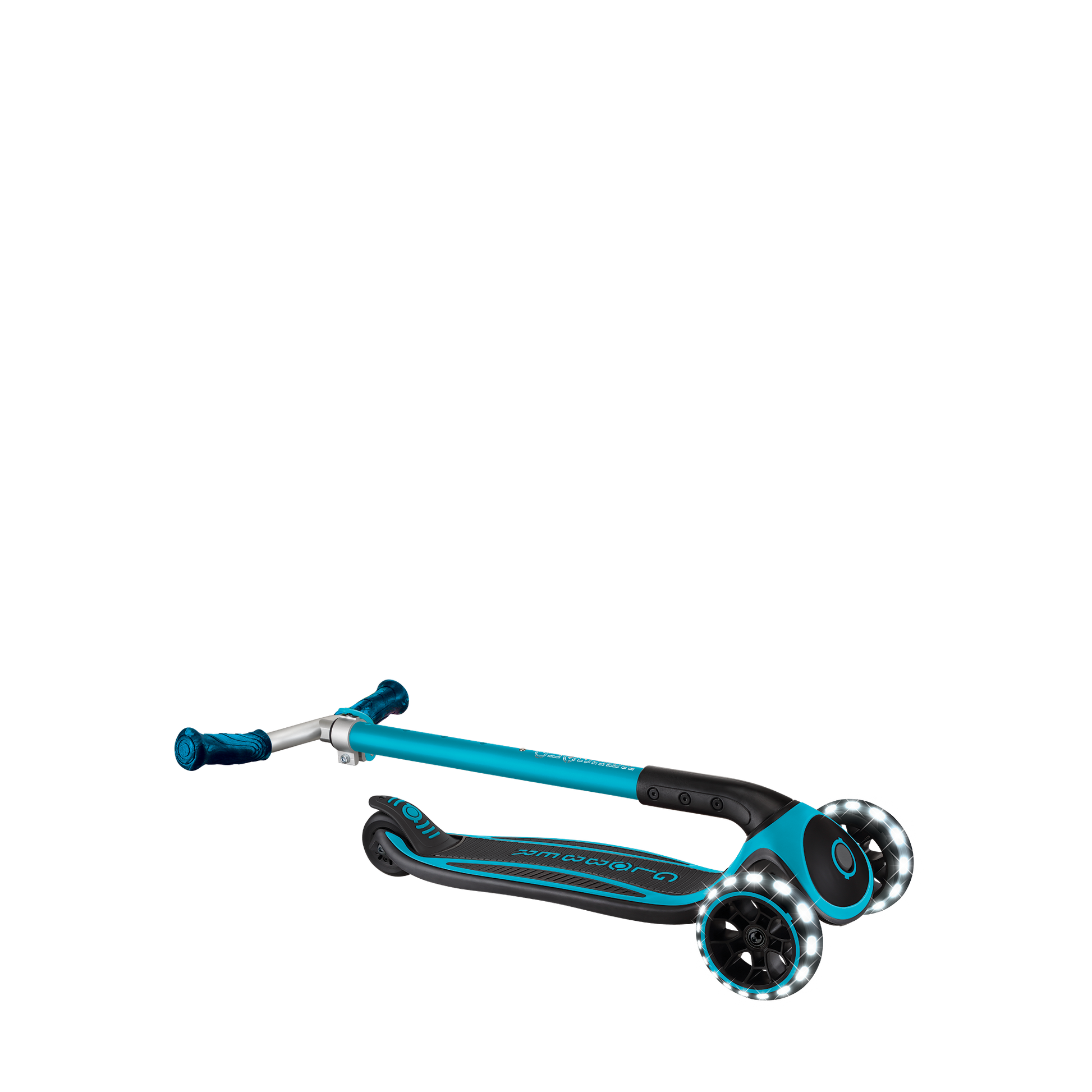 Scooter Globber ACE Lights para Niños y Adultos Aqua