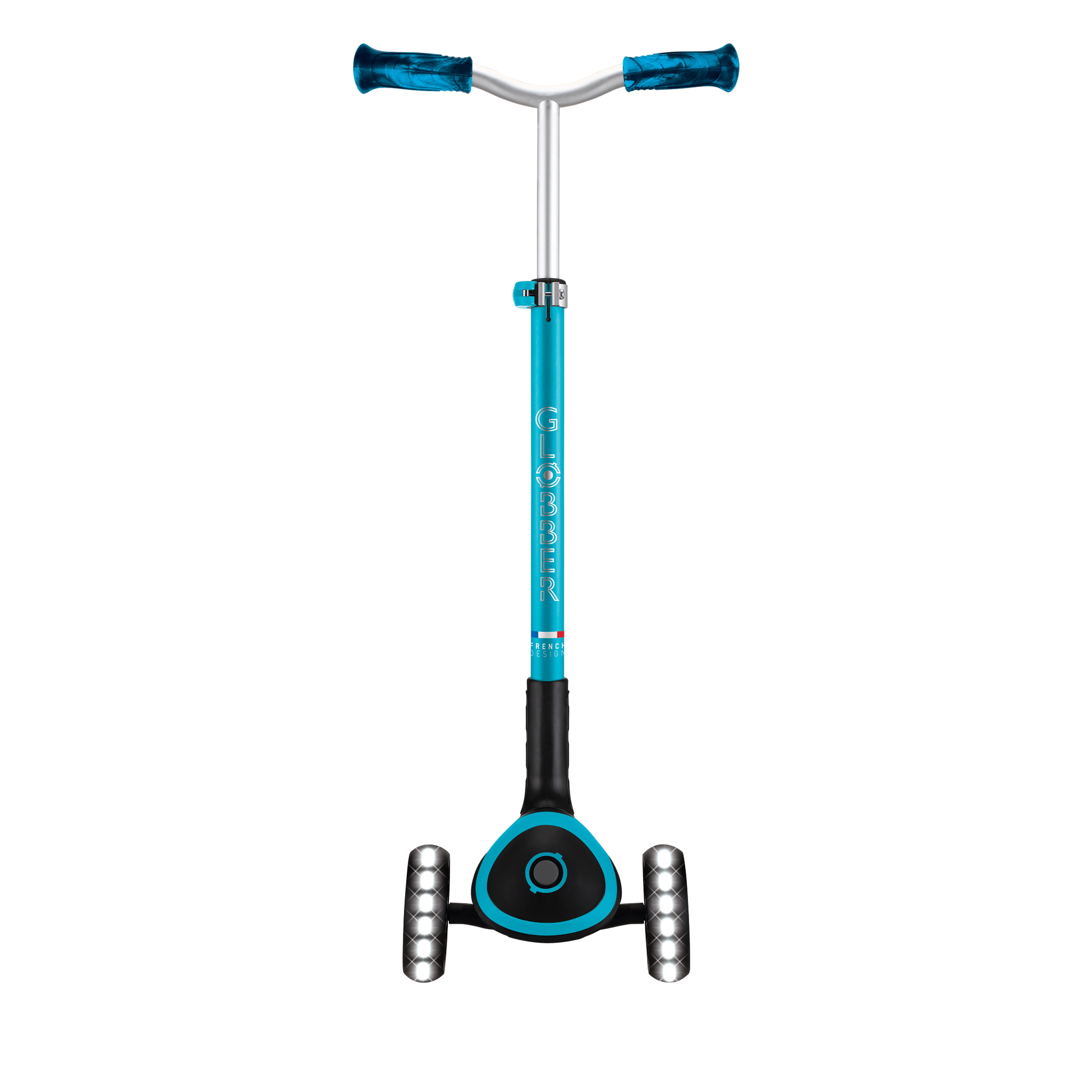 Scooter Globber ACE Lights para Niños y Adultos Aqua