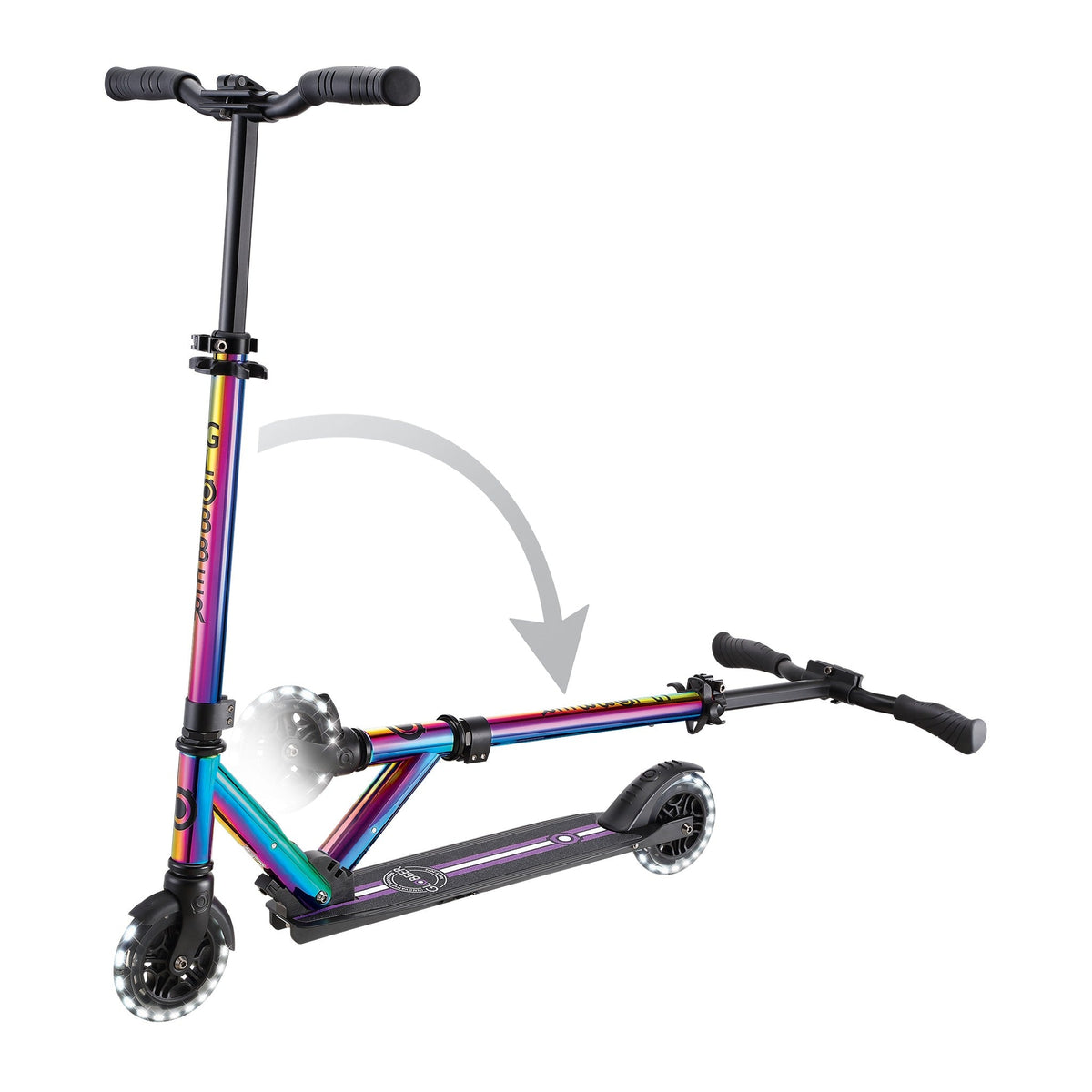 Scooter Globber Flow Element Lights Neochrome (vista de detalle 7)