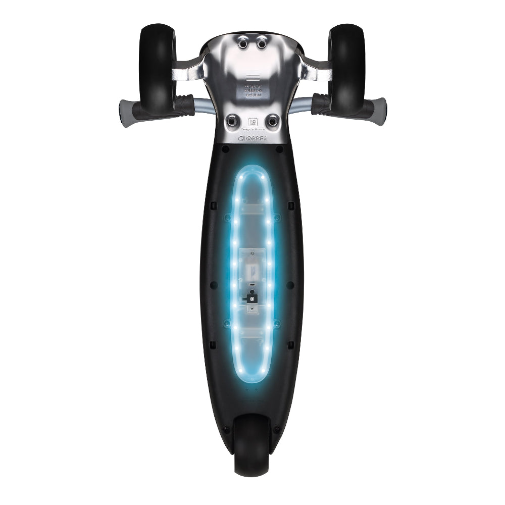 Scooter Globber Ultimum Lights para Niños y Adultos Grey