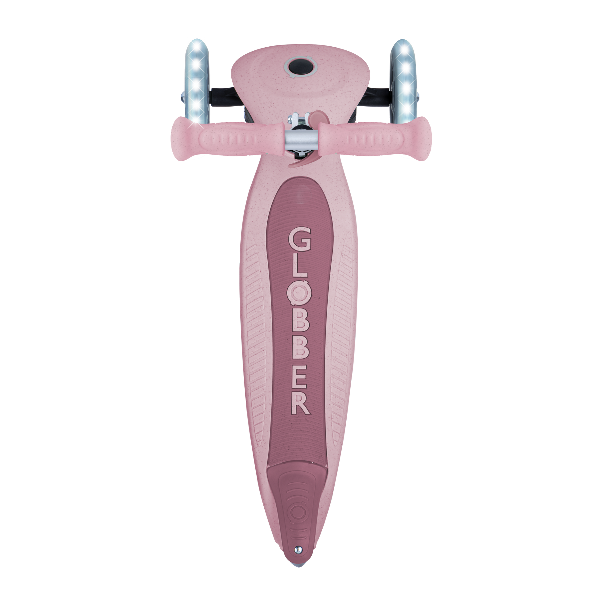 Scooter Infantil 3 Ruedas Globber Ecológico Plegable con Luces Berry