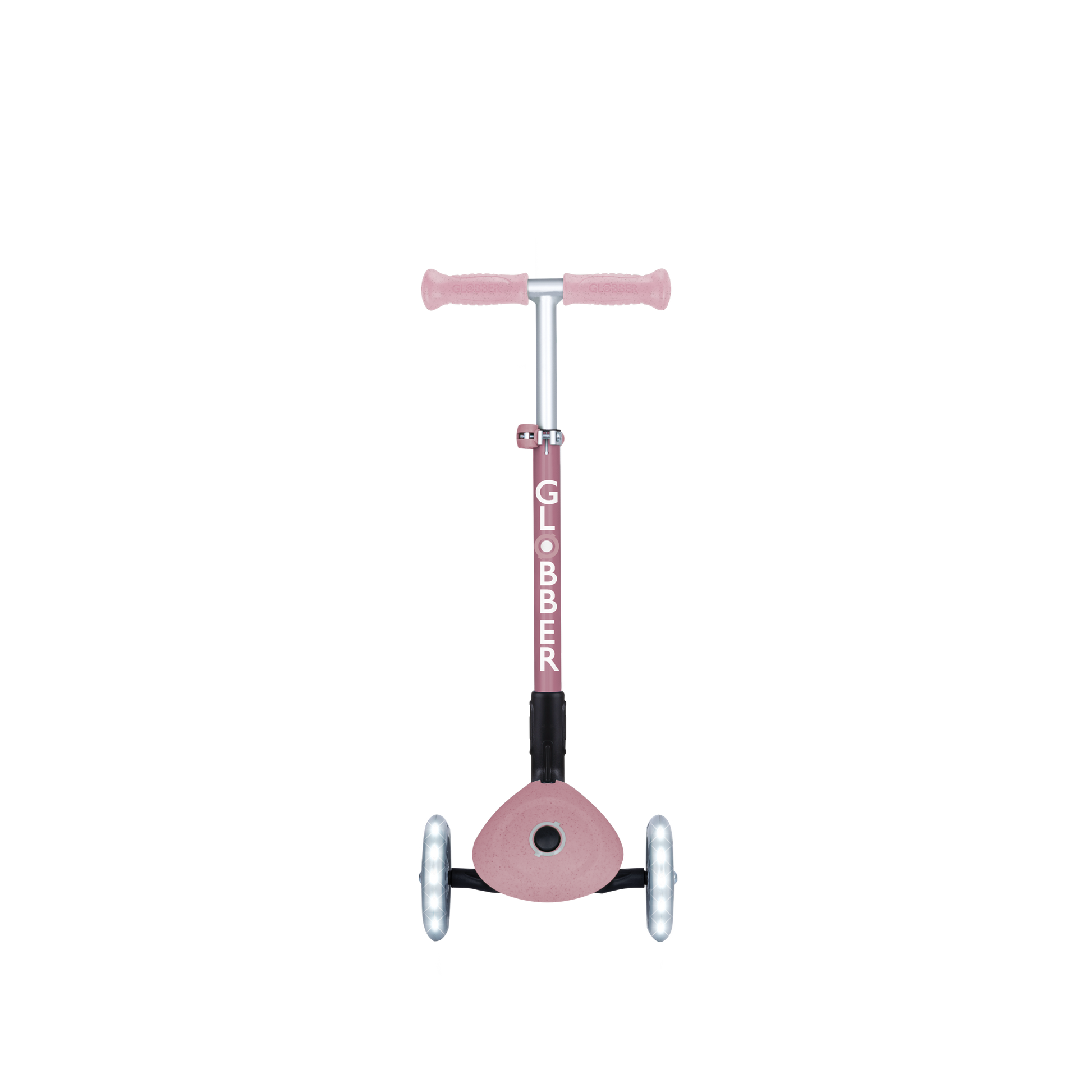 Scooter Infantil 3 Ruedas Globber Ecológico Plegable con Luces Berry