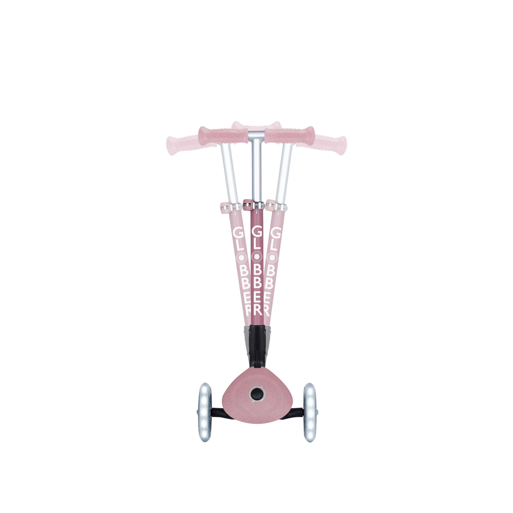Scooter Infantil 3 Ruedas Globber Ecológico Plegable con Luces Berry
