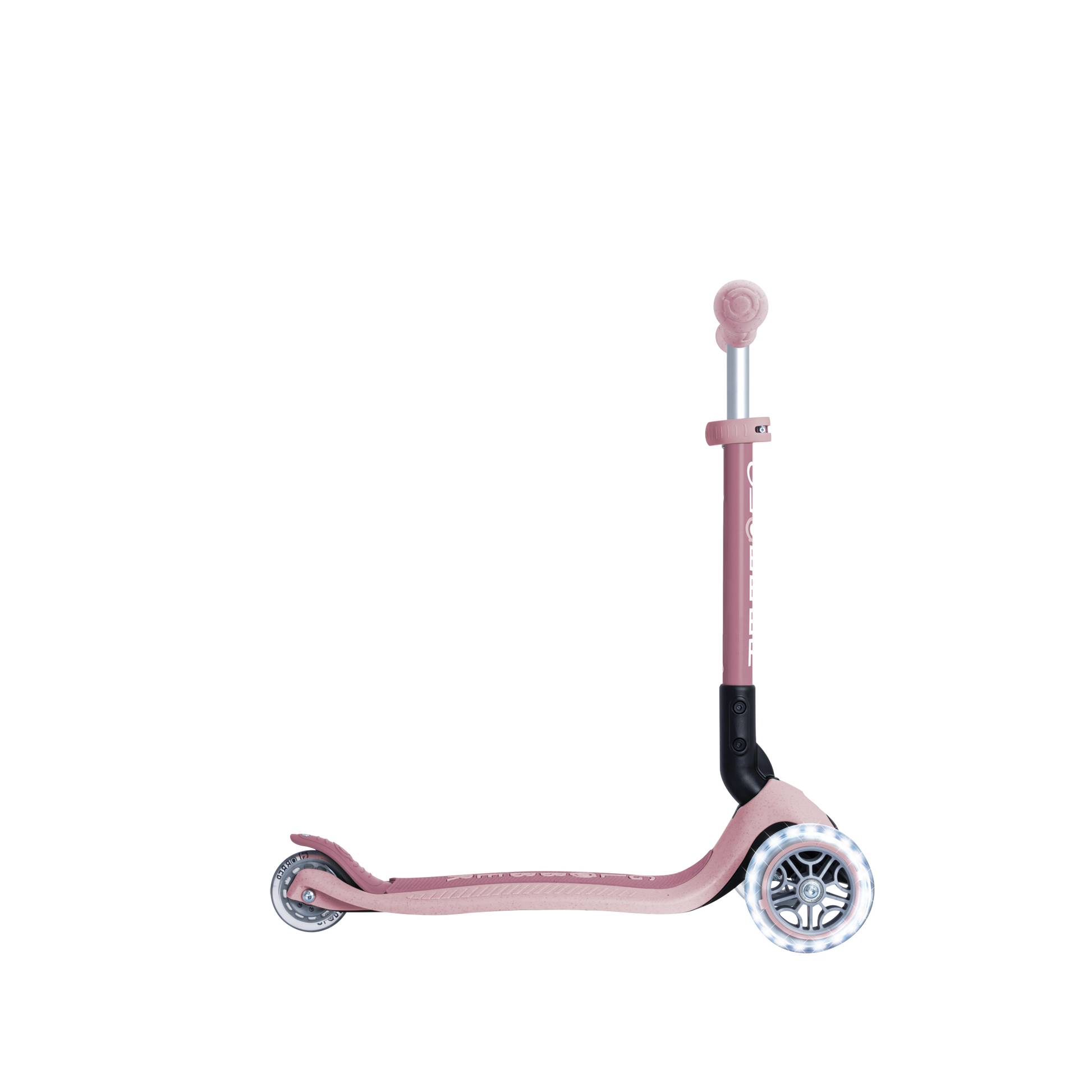 Scooter Infantil 3 Ruedas Globber Ecológico Plegable con Luces Berry