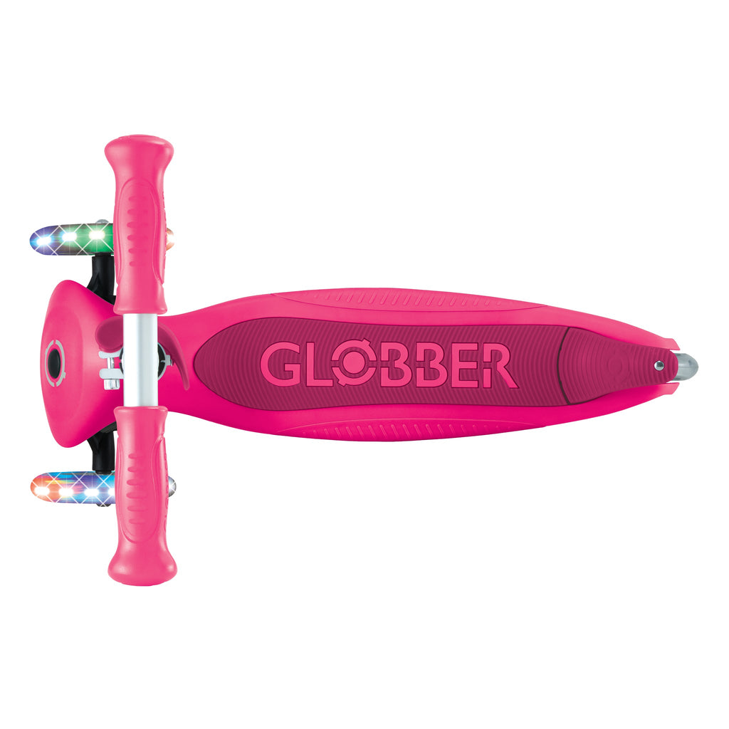 Scooter Infantil 3 Ruedas Globber Lights Plegable Fuchsia (vista de detalle 9)