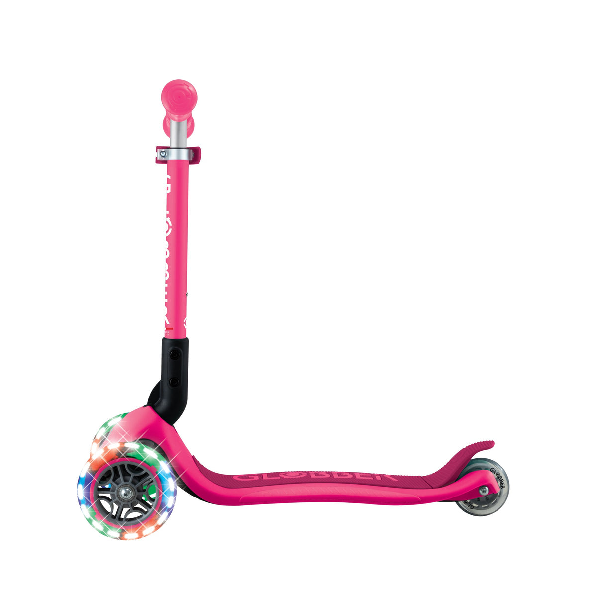 Scooter Infantil 3 Ruedas Globber Lights Plegable Fuchsia (vista de detalle 5)