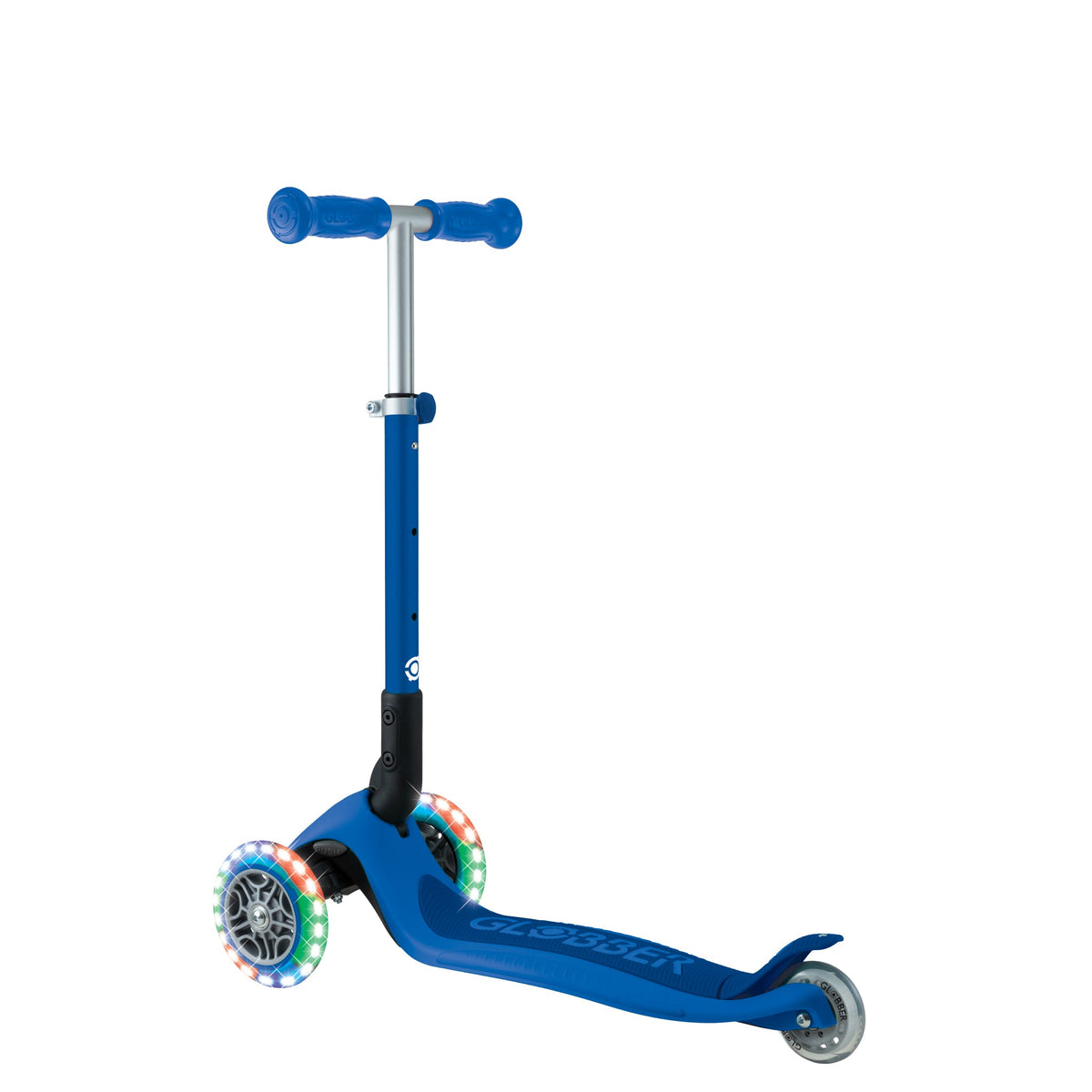 Scooter Infantil 3 Ruedas Globber Lights Plegable Navy Blue (vista de detalle 2)