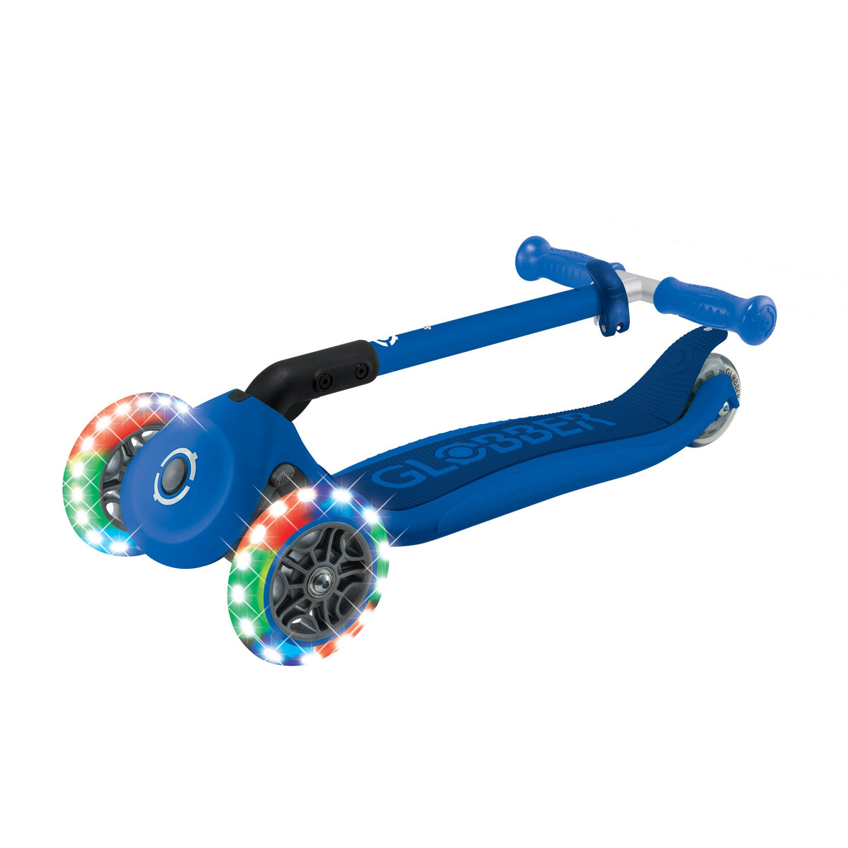 Scooter Infantil 3 Ruedas Globber Lights Plegable Navy Blue (vista de detalle 5)