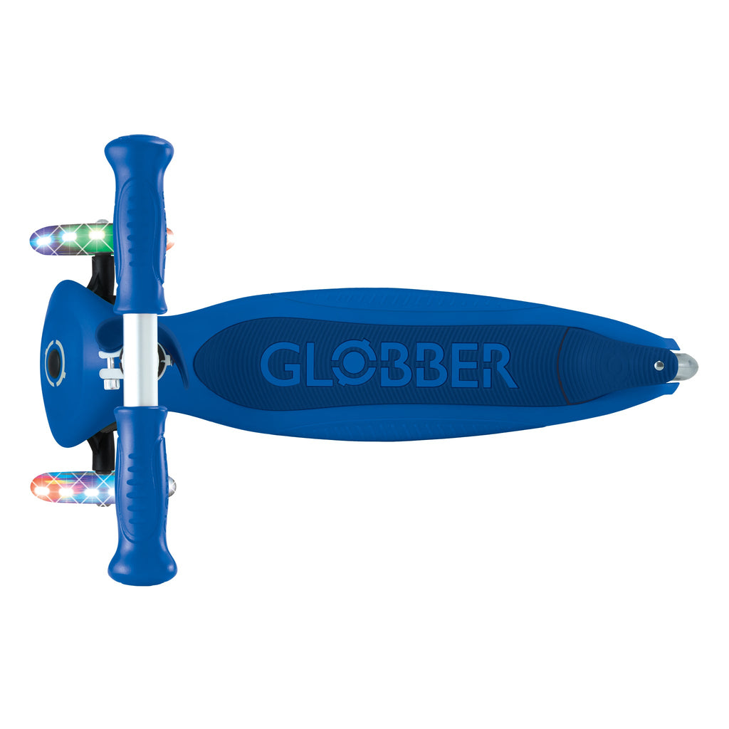 Scooter Infantil 3 Ruedas Globber Lights Plegable Navy Blue (vista de detalle 9)