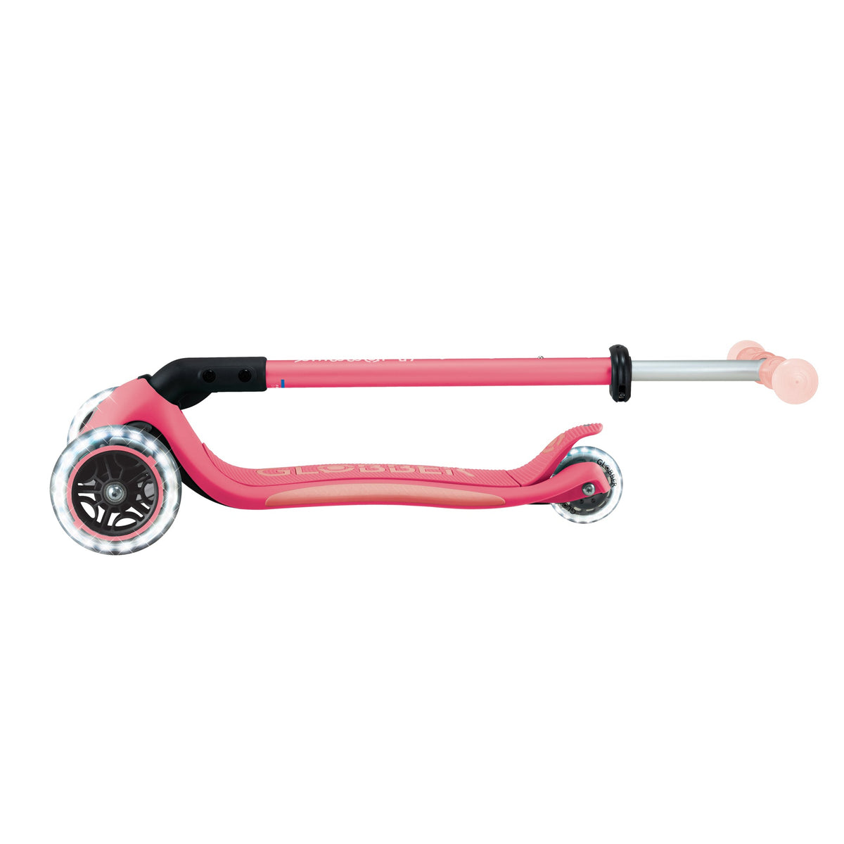 Scooter Infantil Globber Elite Glow Lights Coral Pink (vista de detalle 11)