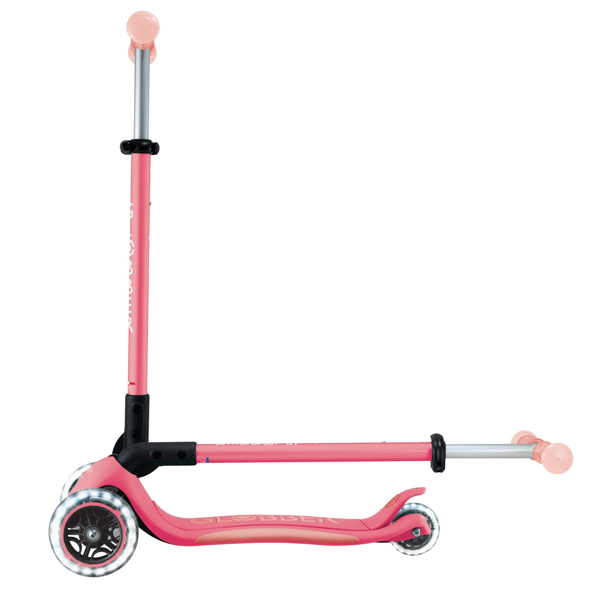 Scooter Infantil Globber Elite Glow Lights Coral Pink (vista de detalle 12)