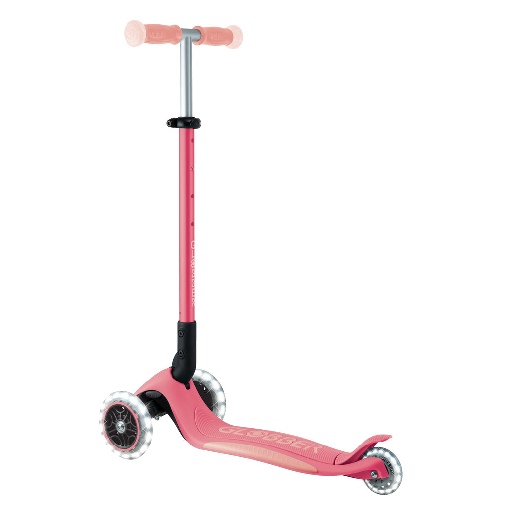 Scooter Infantil Globber Elite Glow Lights Coral Pink (vista de detalle 5)