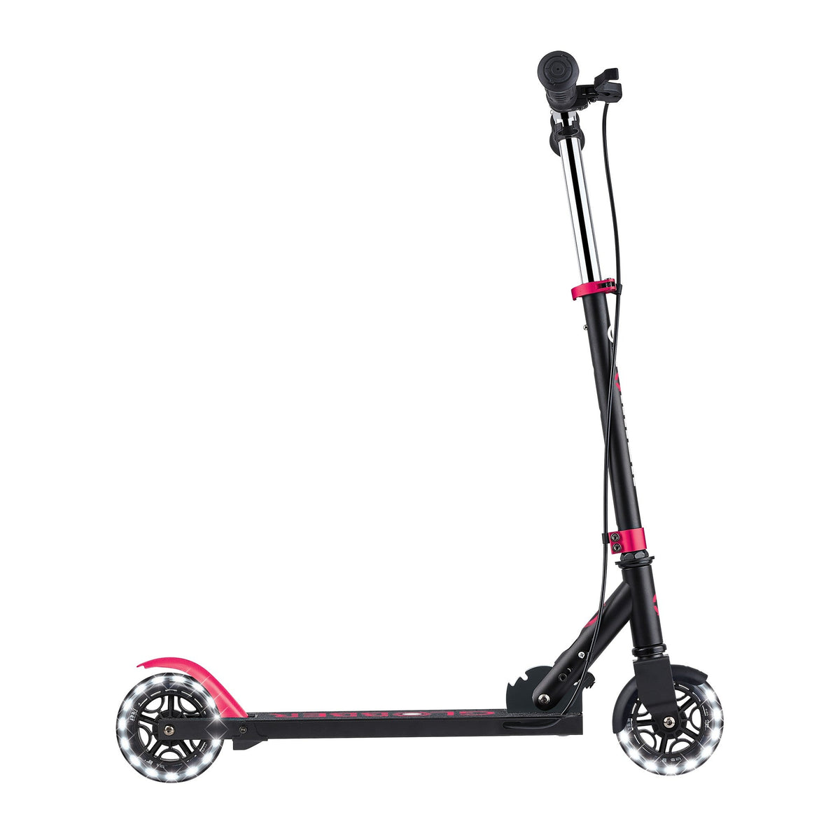Scooter Infantil Globber Flow Element Junior Lights Black Pink (vista de detalle 2)